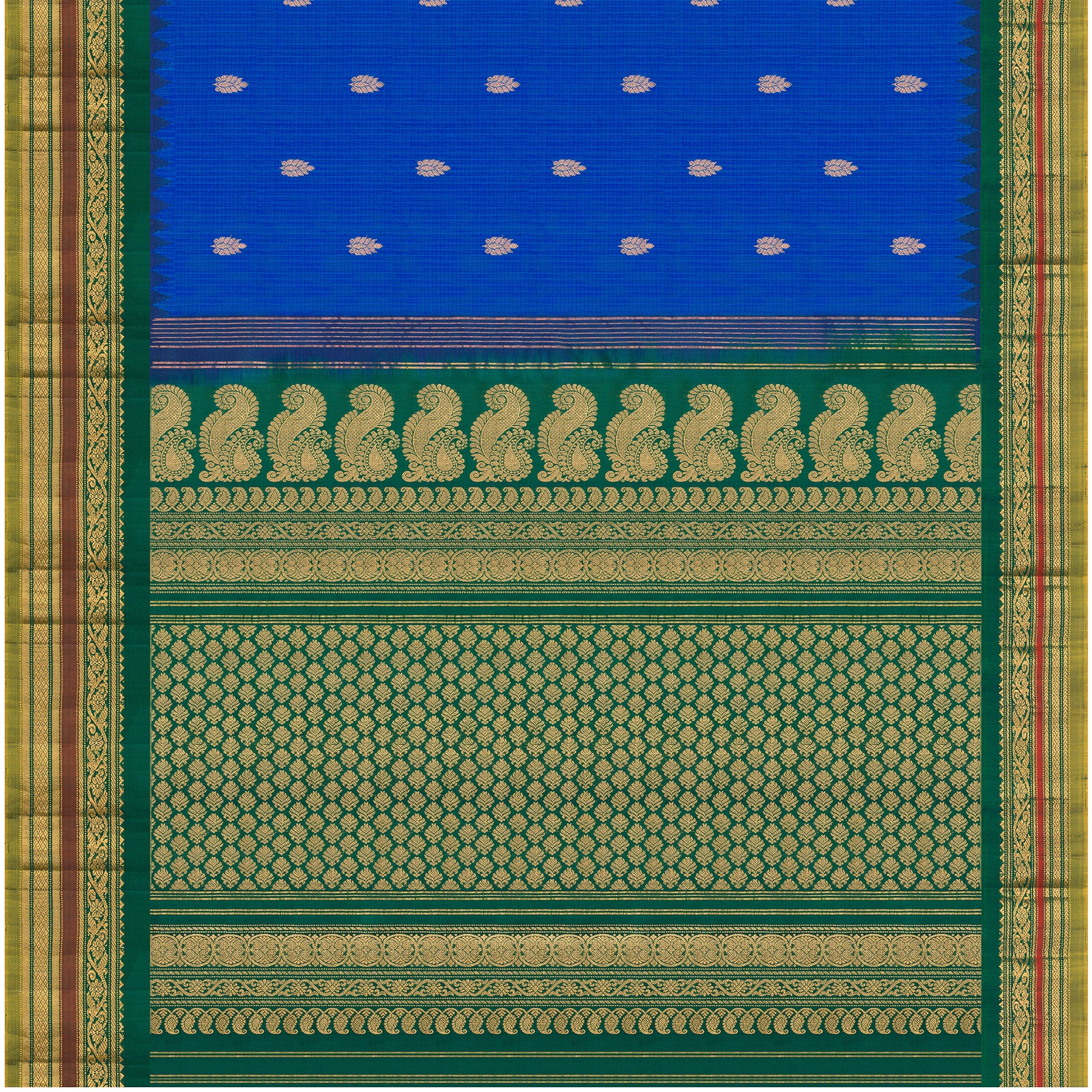 Kanakavalli Gadwal Silk/Cotton Sari 25-616-HS005-06499 - Full View