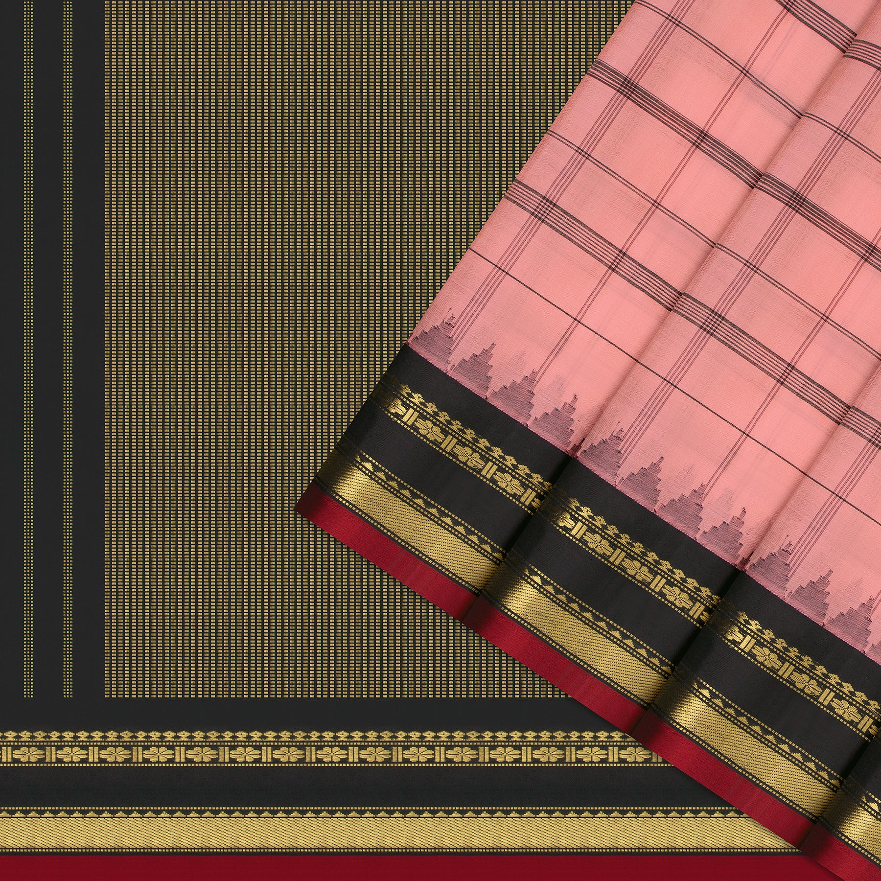 Kanakavalli Gadwal Silk/Cotton Sari 25-616-HS005-10278 - Cover View