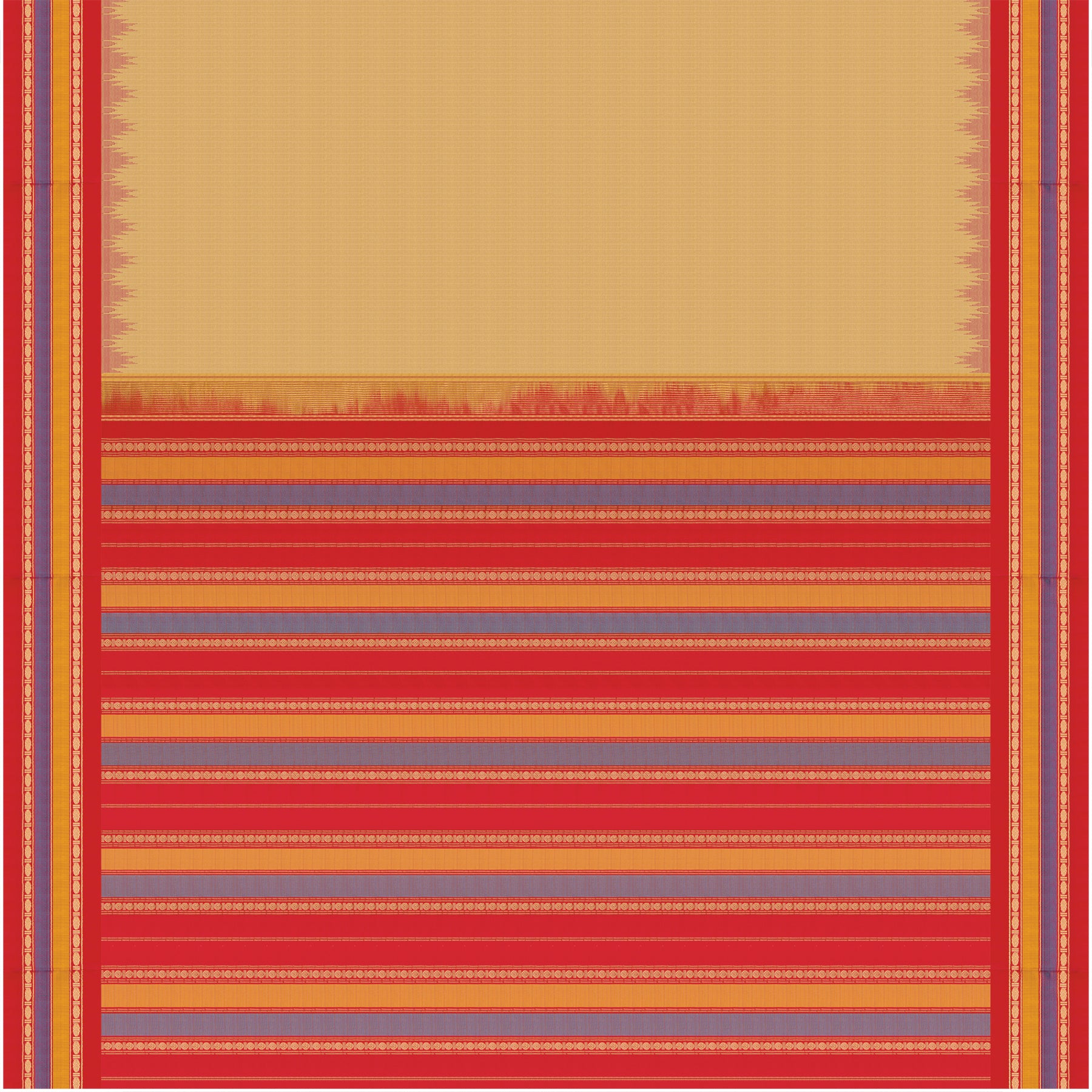 Kanakavalli Gadwal Silk/Cotton Sari 25-616-HS005-10485 - Full View