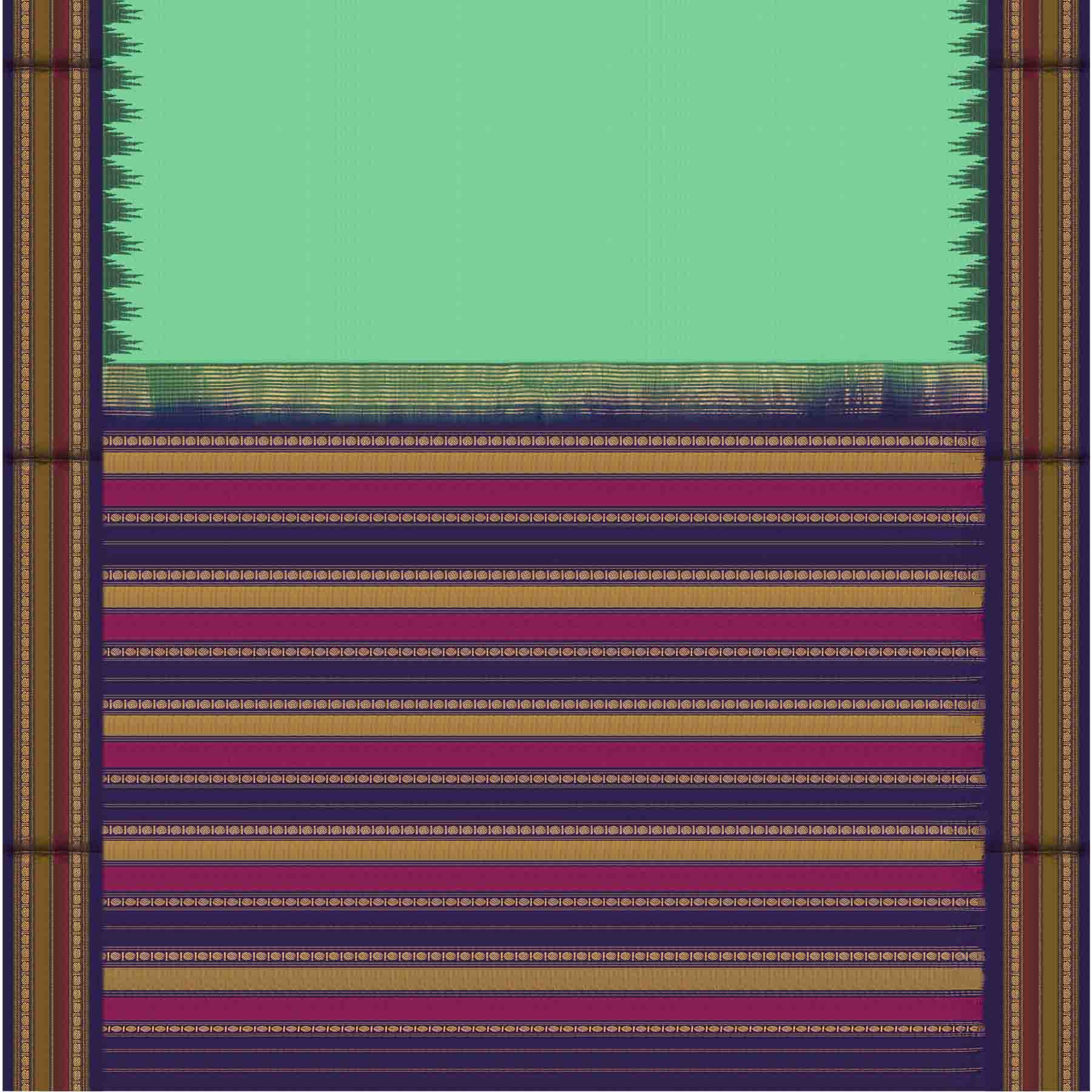 Kanakavalli Gadwal Silk/Cotton Sari 25-616-HS005-10492 - Full View
