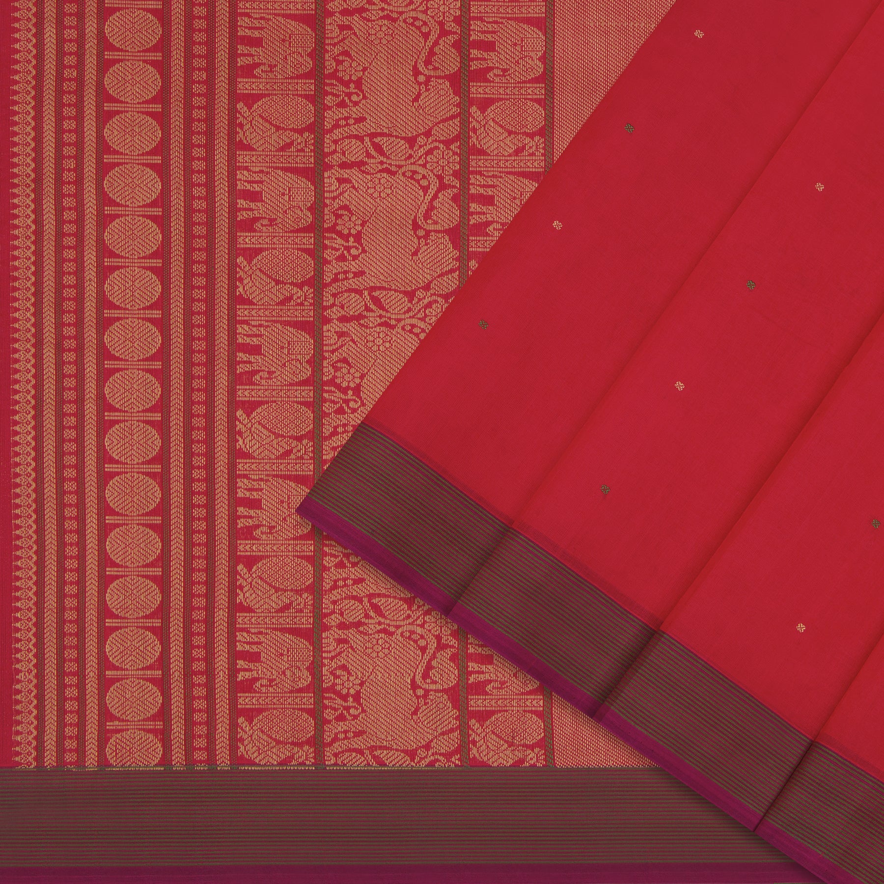 Kanakavalli Kanchi Cotton Sari 25-617-HS003-06582