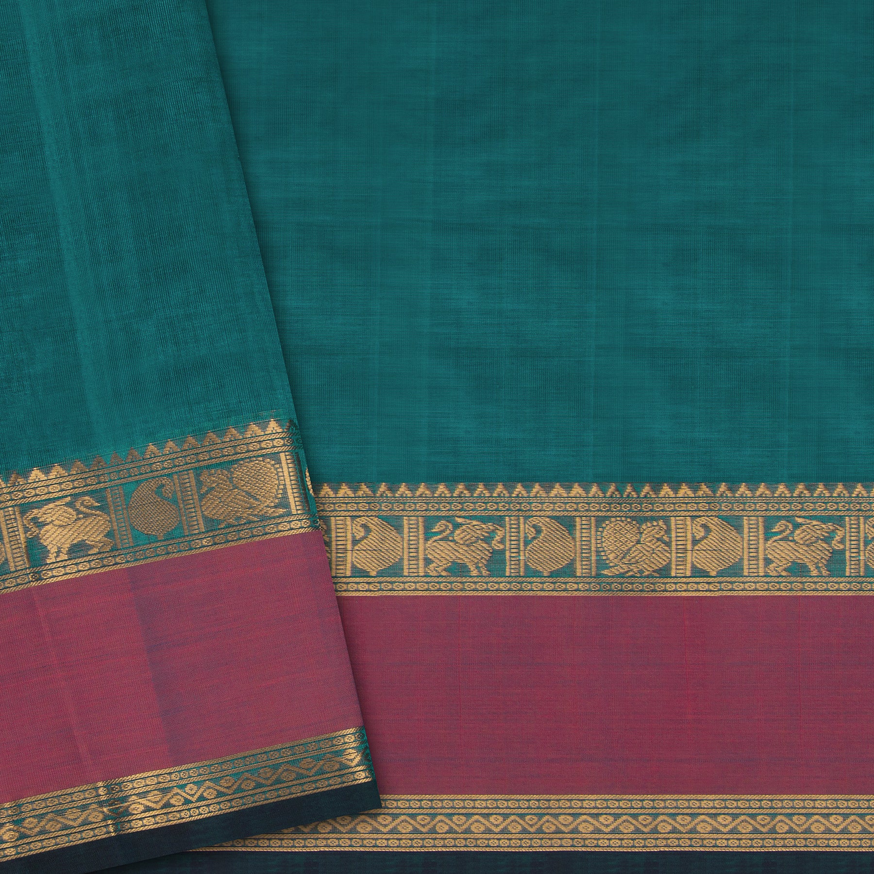 Kanakavalli Silk/Cotton Sari 25-617-HS005-06657 - Blouse View