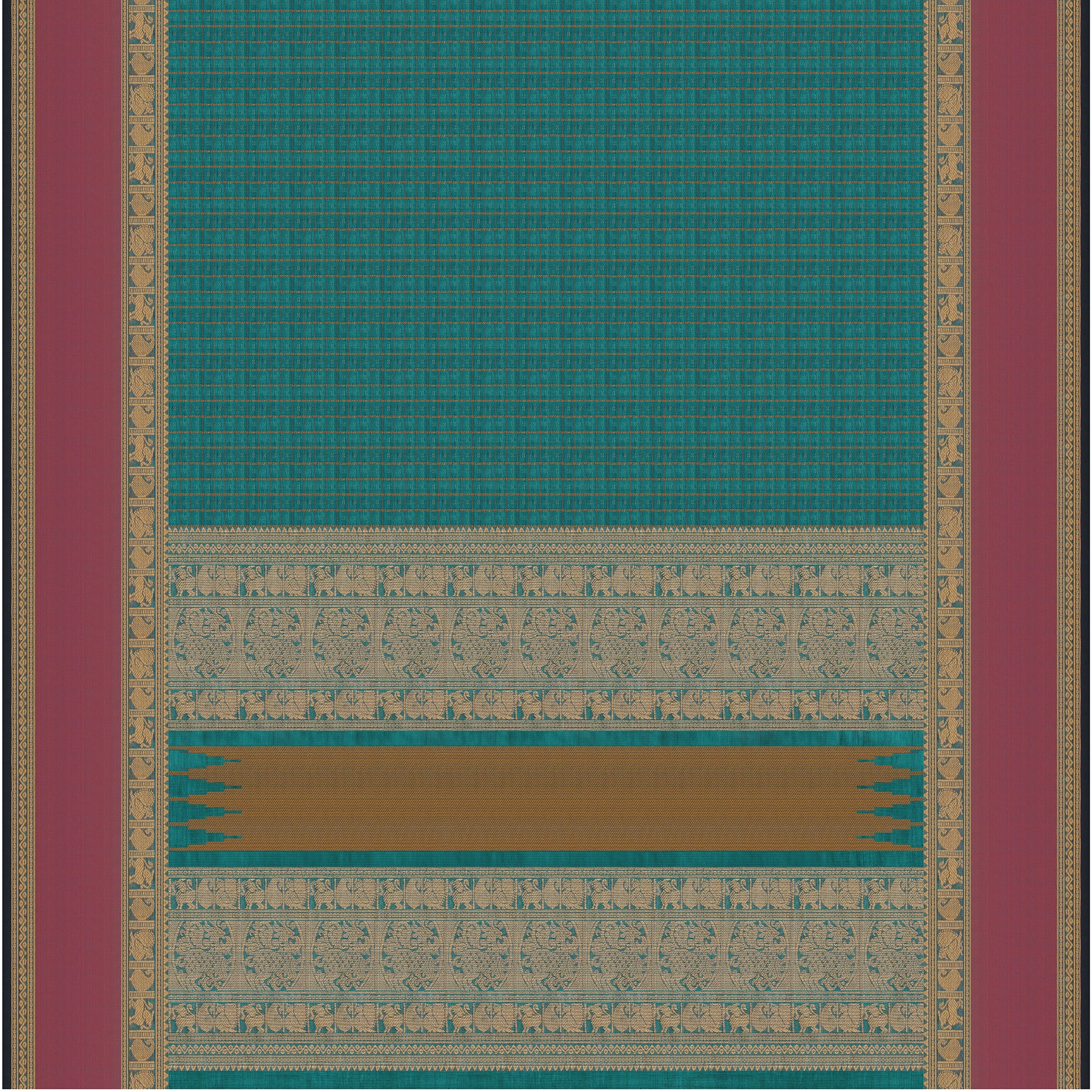 Kanakavalli Silk/Cotton Sari 25-617-HS005-06657 - Full View