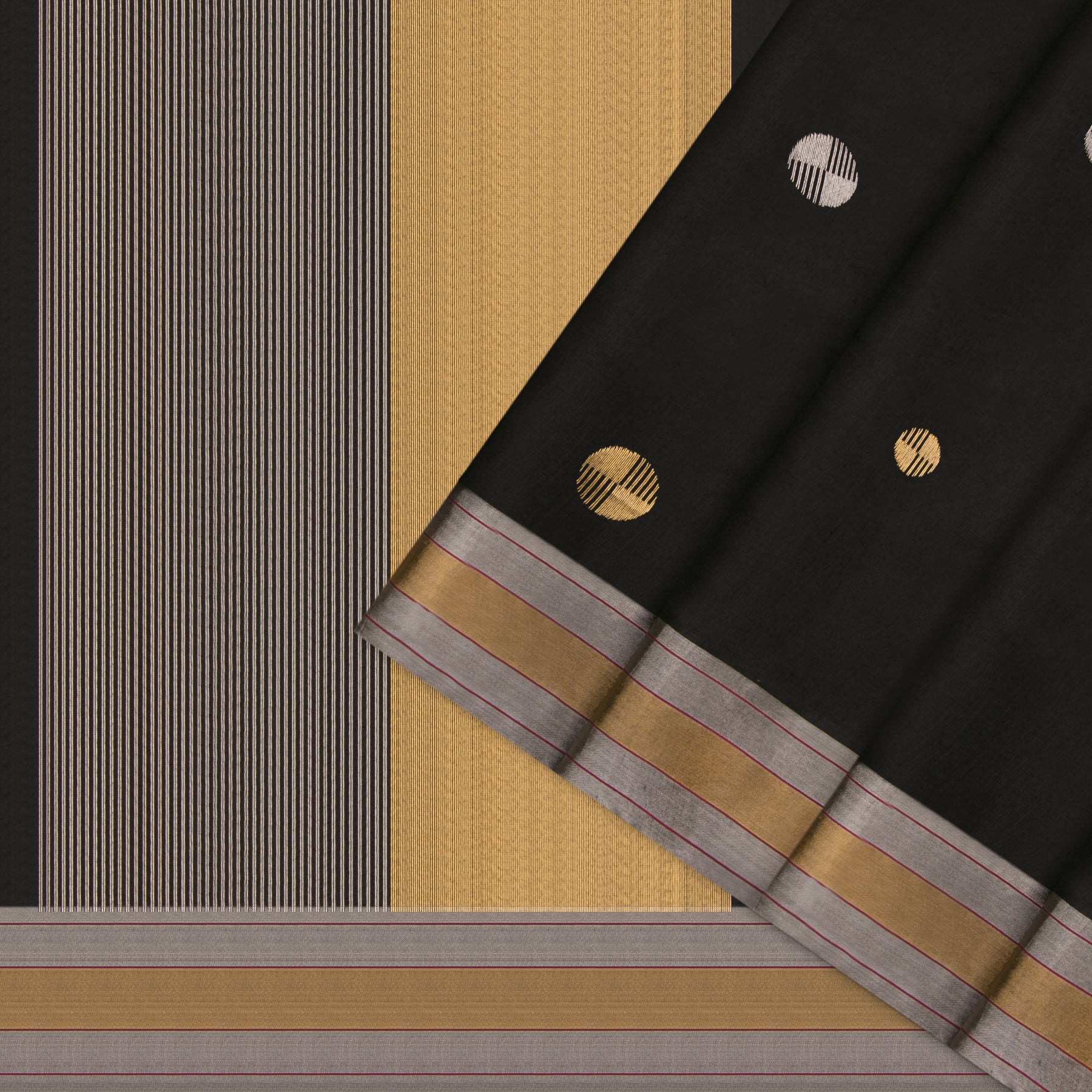 Pradeep Pillai Silk Sari 26-008-HS002-00111 - Cover View