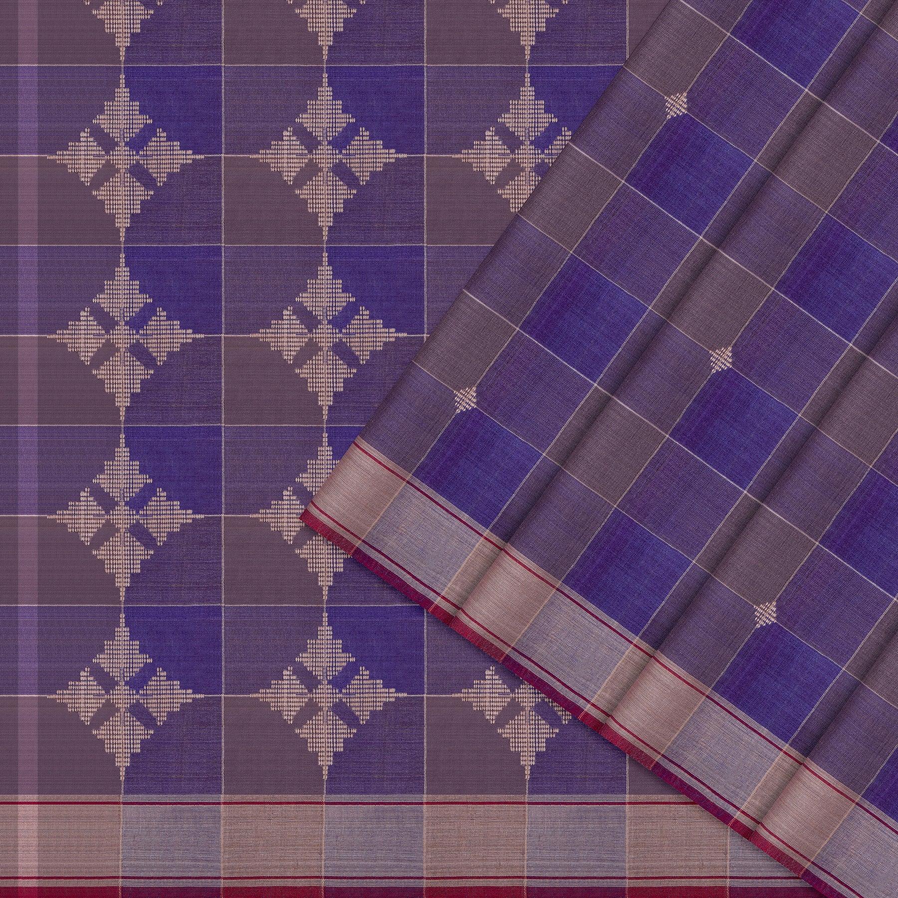 Pradeep Pillai Tussore Silk Sari 26-008-HS002-00205 - Cover View
