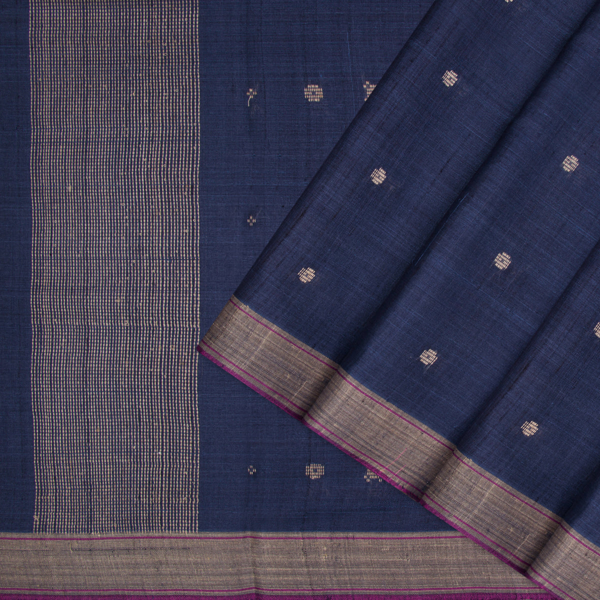 Pradeep Pillai Tussore Silk Sari 26-008-HS002-00210 - Cover View