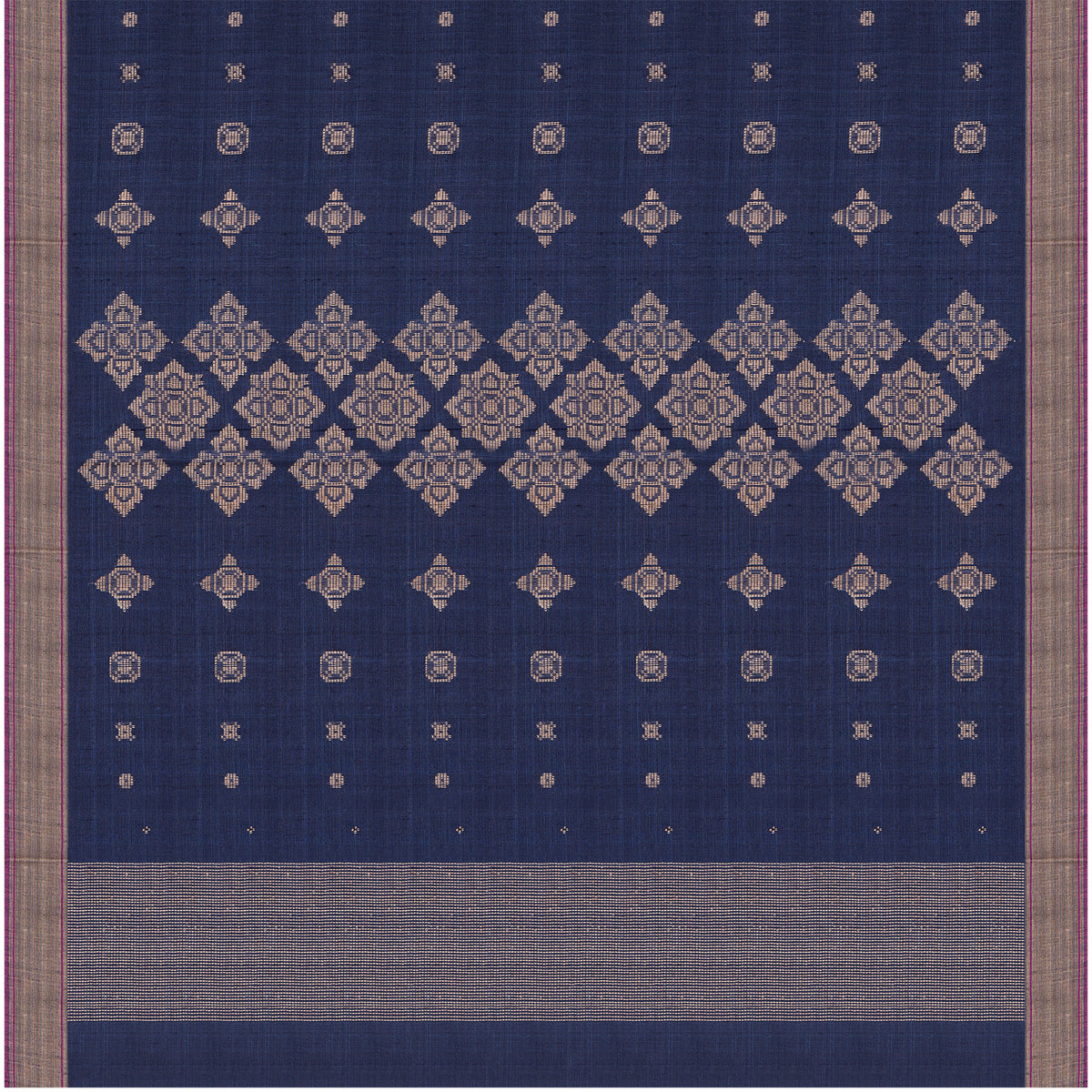 Pradeep Pillai Tussore Silk Sari 26-008-HS002-00210 - Full View