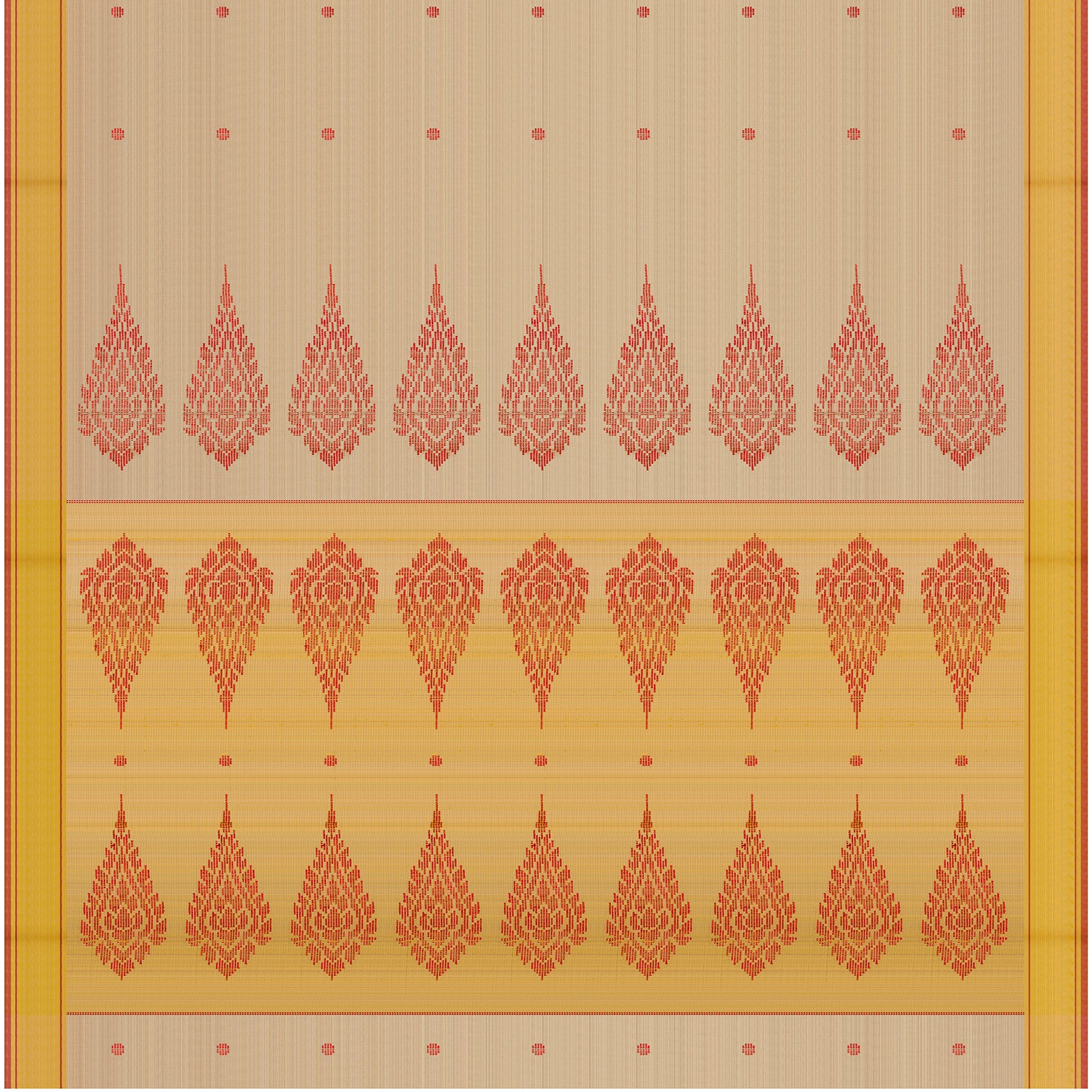 Pradeep Pillai Tussore Silk Sari 26-008-HS002-00213 - Full View