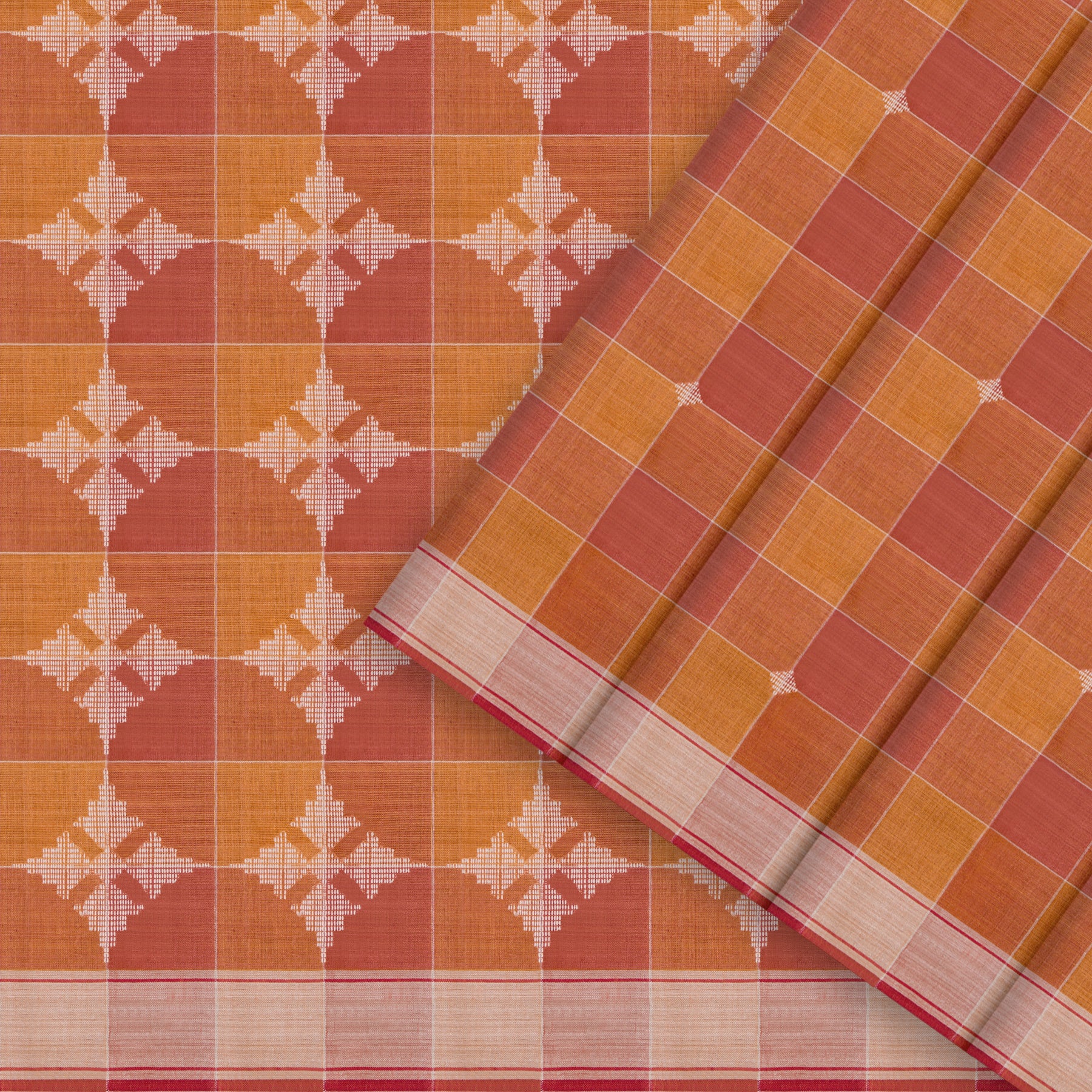 Pradeep Pillai Tussore Silk Sari 26-008-HS002-00266 - Cover View