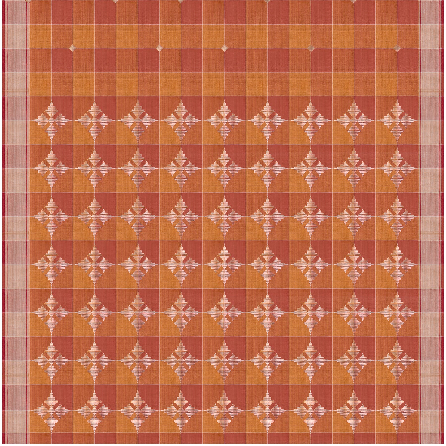 Pradeep Pillai Tussore Silk Sari 26-008-HS002-00266 - Full View