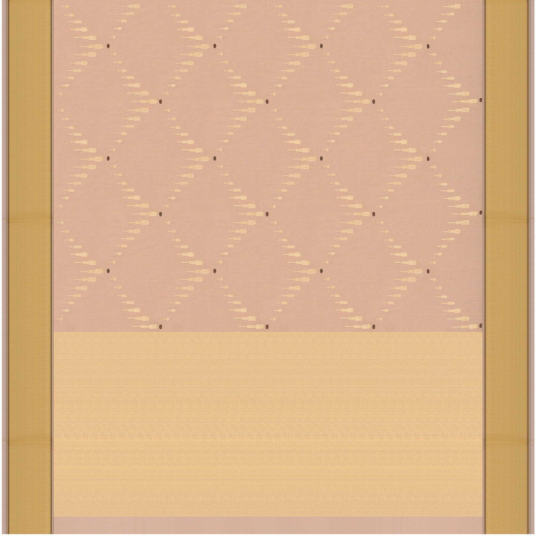 Pradeep Pillai Chanderi Silk/Cotton Sari 26-008-HS005-00074 - Full View