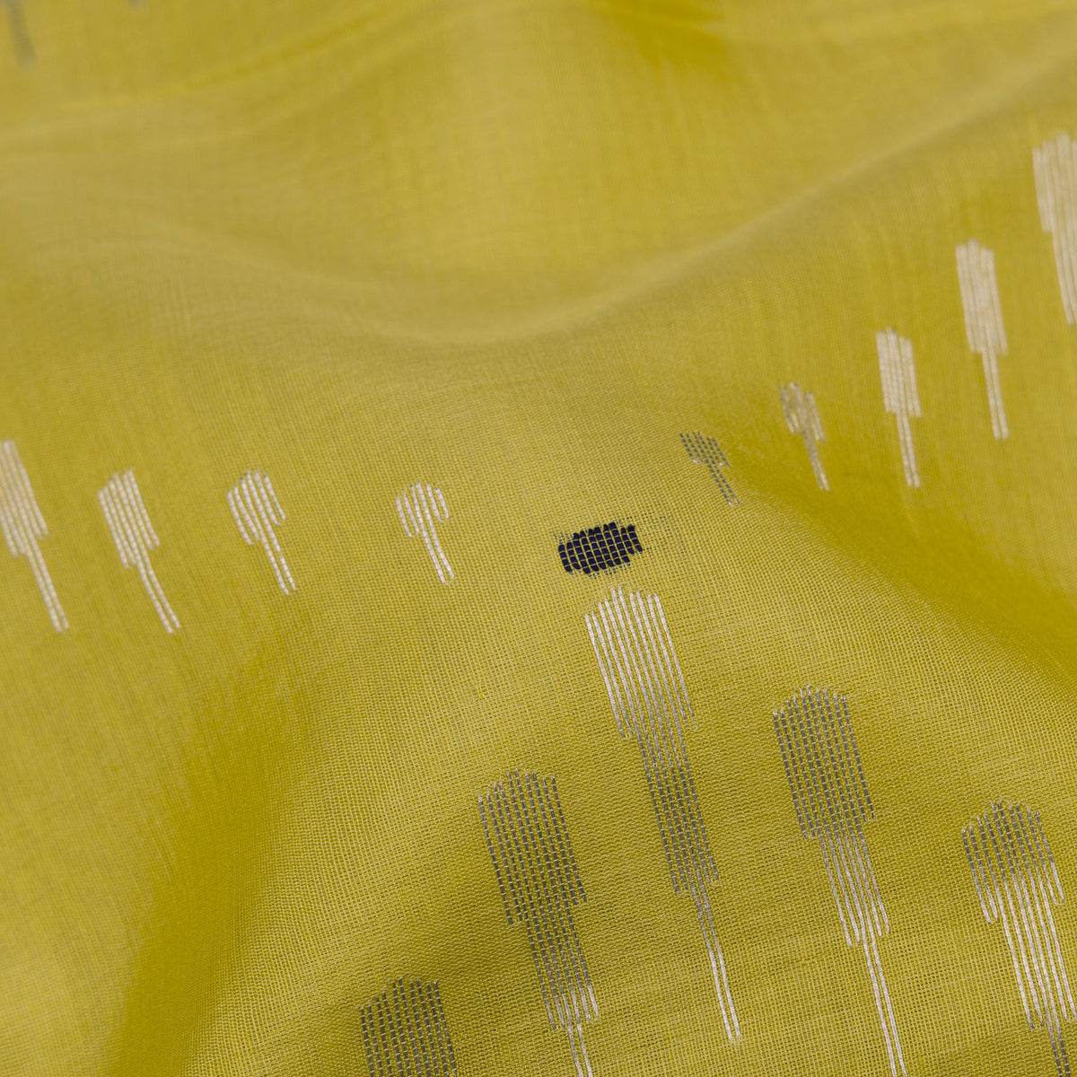 Pradeep Pillai Chanderi Silk Sari 26-008-HS005-00078 - Fabric View