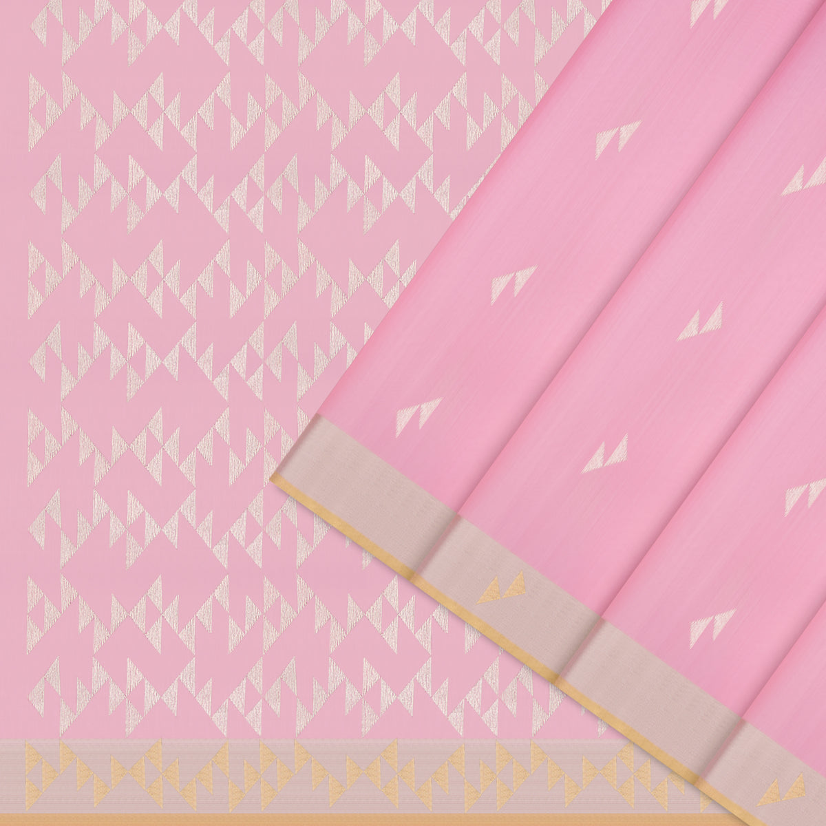 Pradeep Pillai Chanderi Silk/Cotton Sari 26-008-HS005-00081 - Cover View