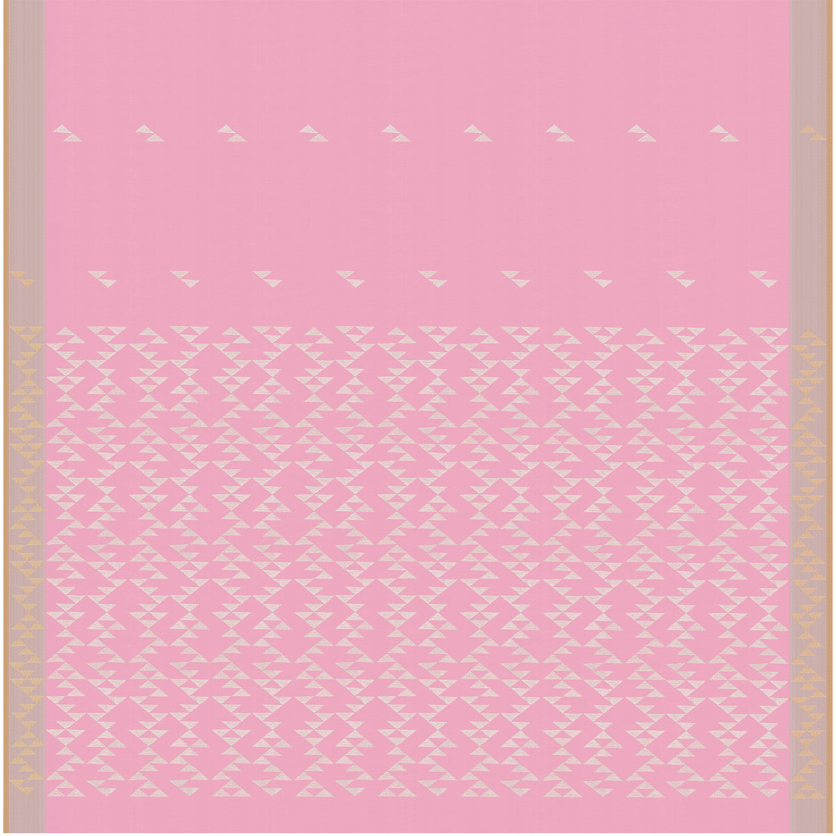 Pradeep Pillai Chanderi Silk/Cotton Sari 26-008-HS005-00081 - Full View