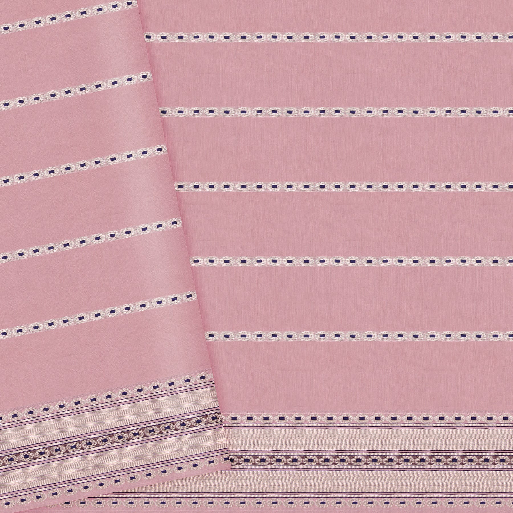Pradeep Pillai Chanderi Silk/Cotton Sari 26-008-HS005-00118 - Blouse View