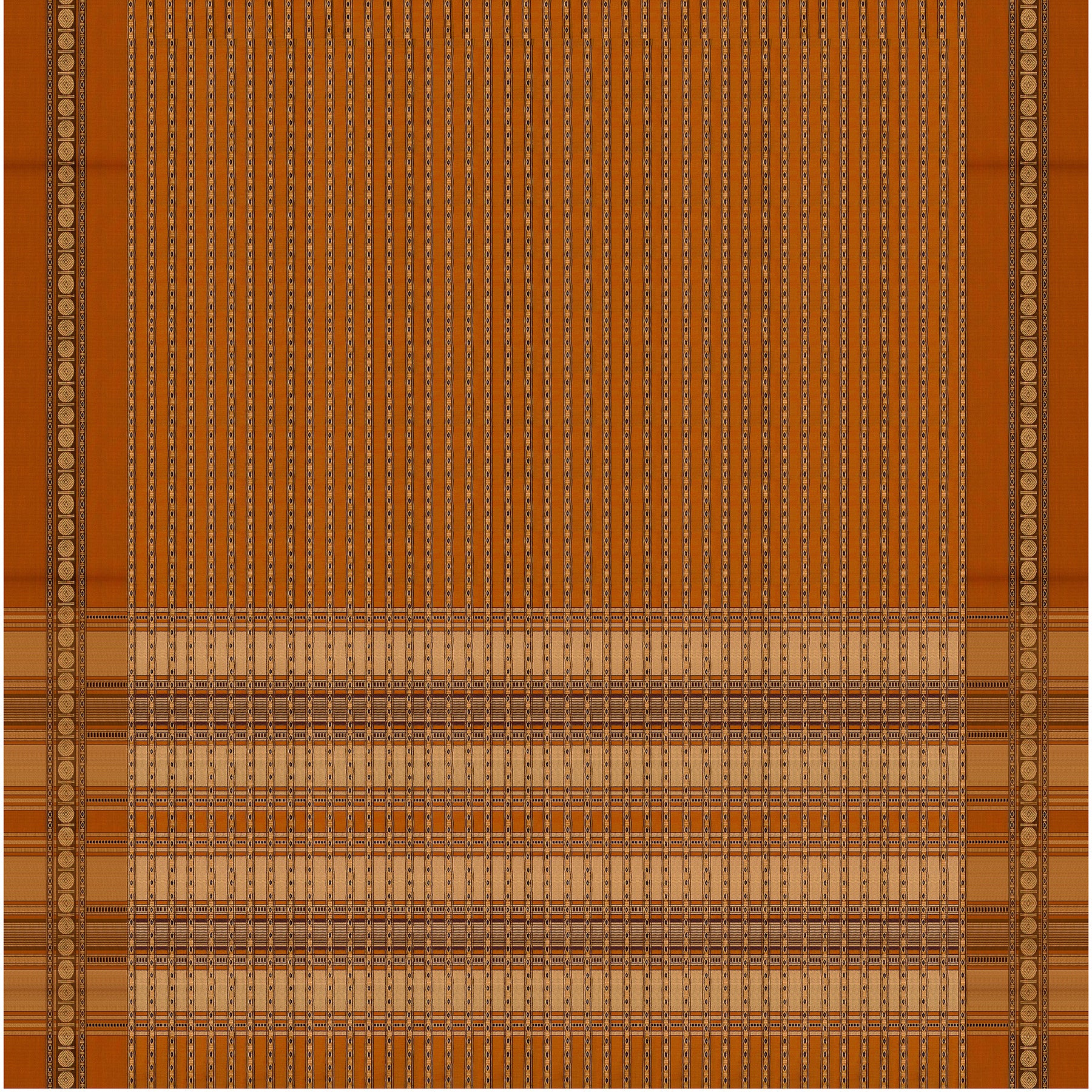 Pradeep Pillai Chanderi Silk/Cotton Sari 26-008-HS005-00125 - Full View