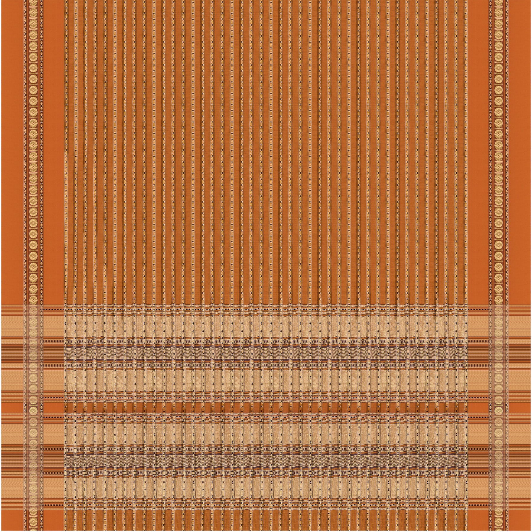 Pradeep Pillai Chanderi Silk/Cotton Sari 26-008-HS005-00126 - Full View