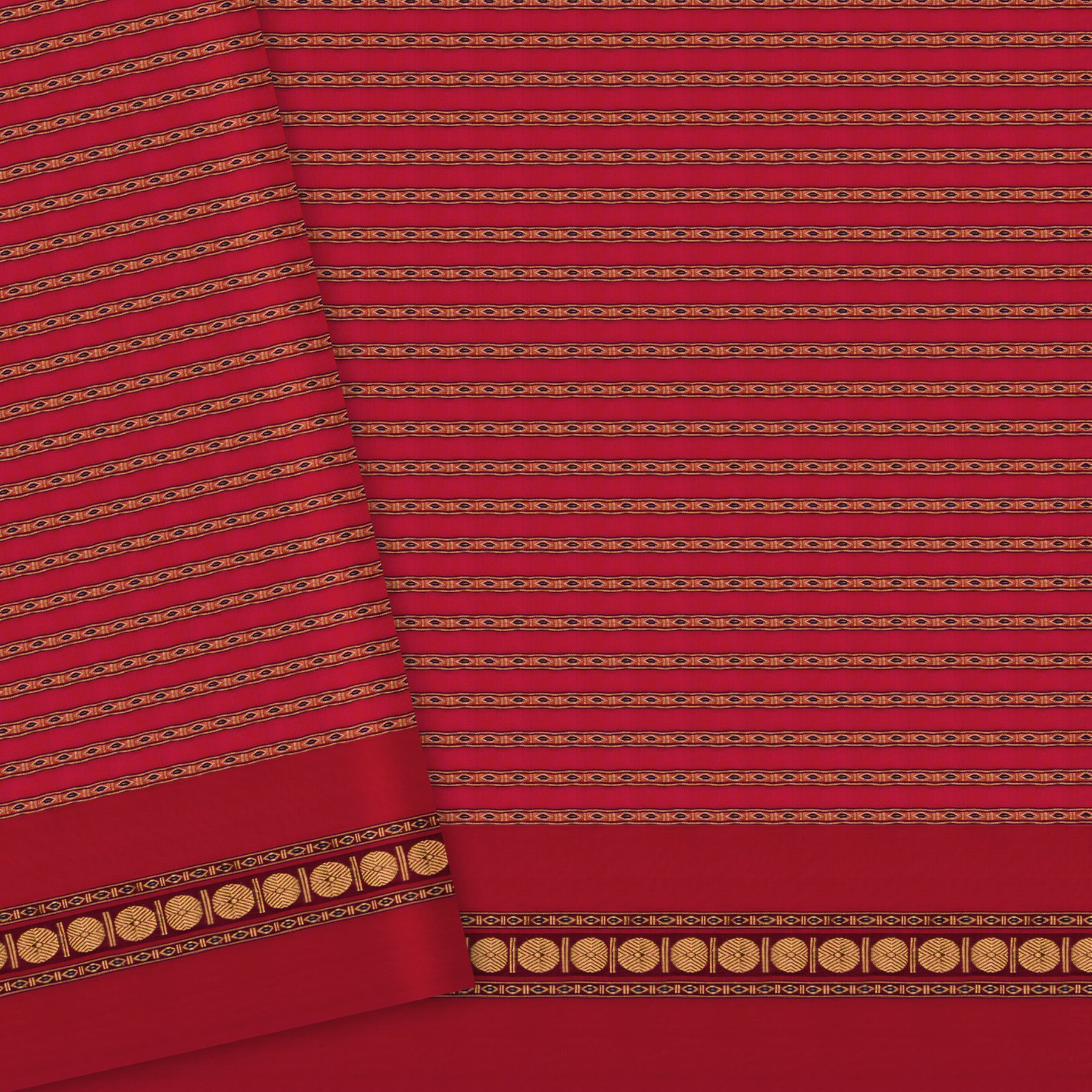 Pradeep Pillai Chanderi Silk/Cotton Sari 26-008-HS005-00128 - Blouse View