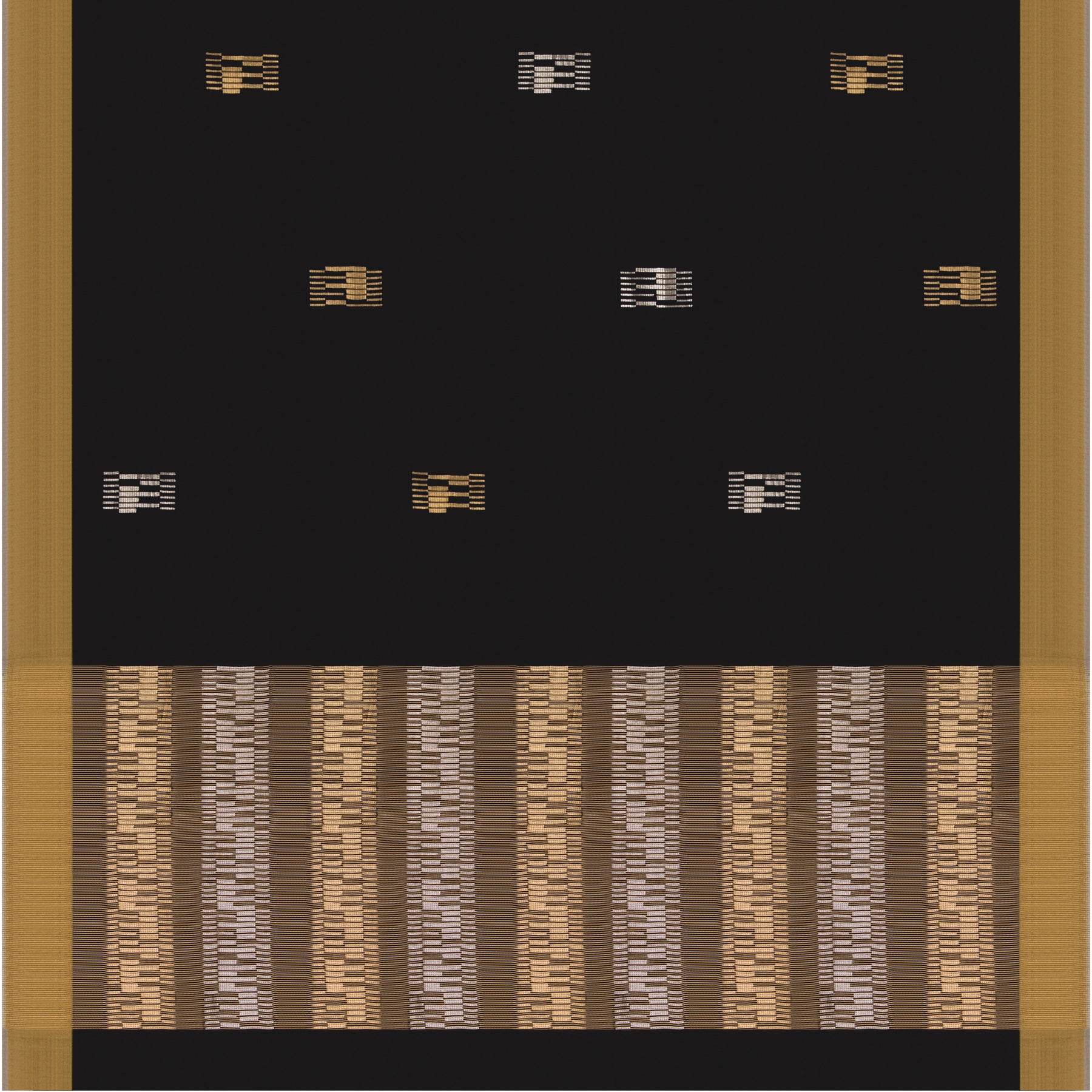 Pradeep Pillai Chanderi Silk/Cotton Sari 26-008-HS005-00146 - Full View