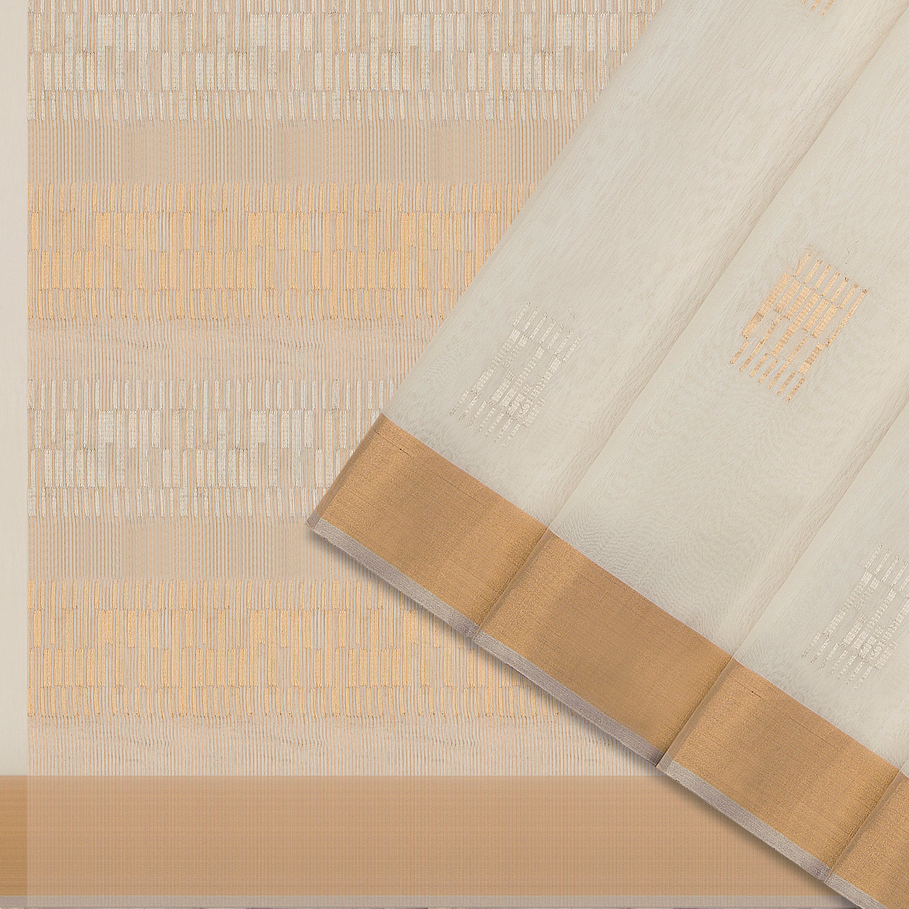 Pradeep Pillai Chanderi Silk/Cotton Sari 26-008-HS005-00147 - Cover View