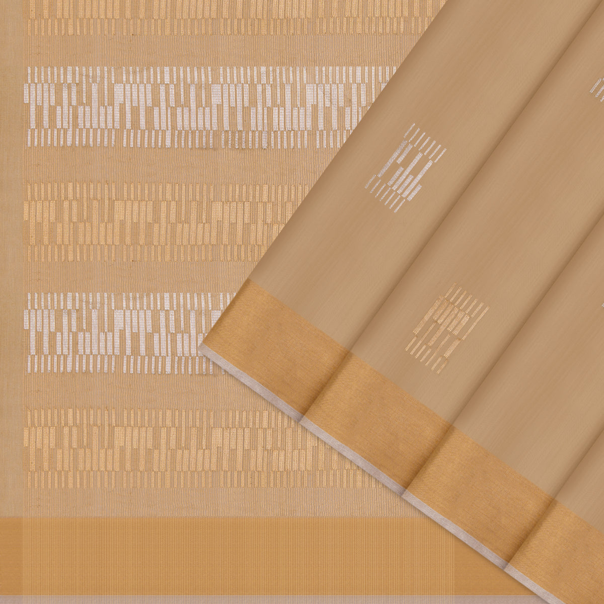 Pradeep Pillai Chanderi Silk/Cotton Sari 26-008-HS005-00149 - Cover View
