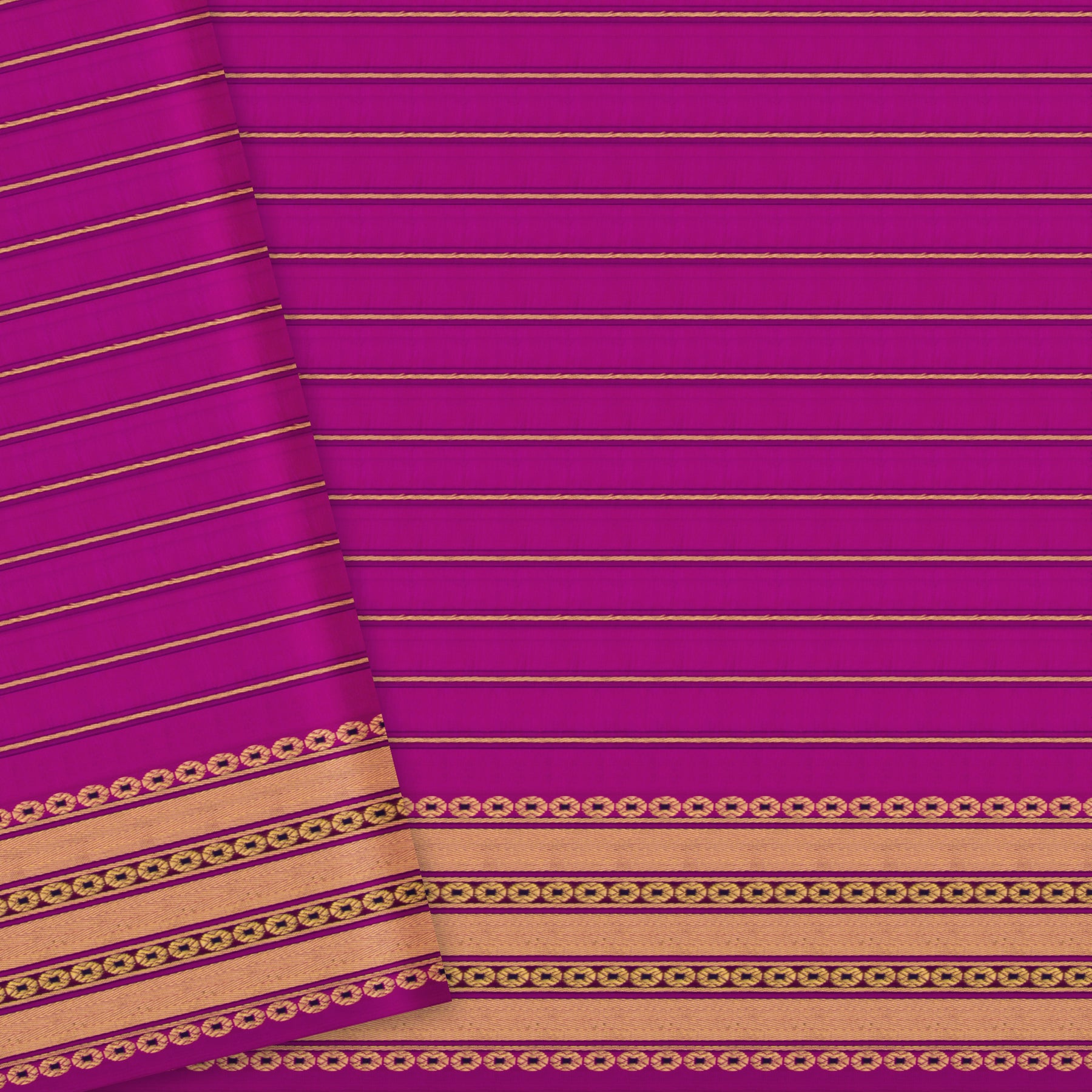 Pradeep Pillai Chanderi Silk/Cotton Sari 26-008-HS005-00160 - Blouse View