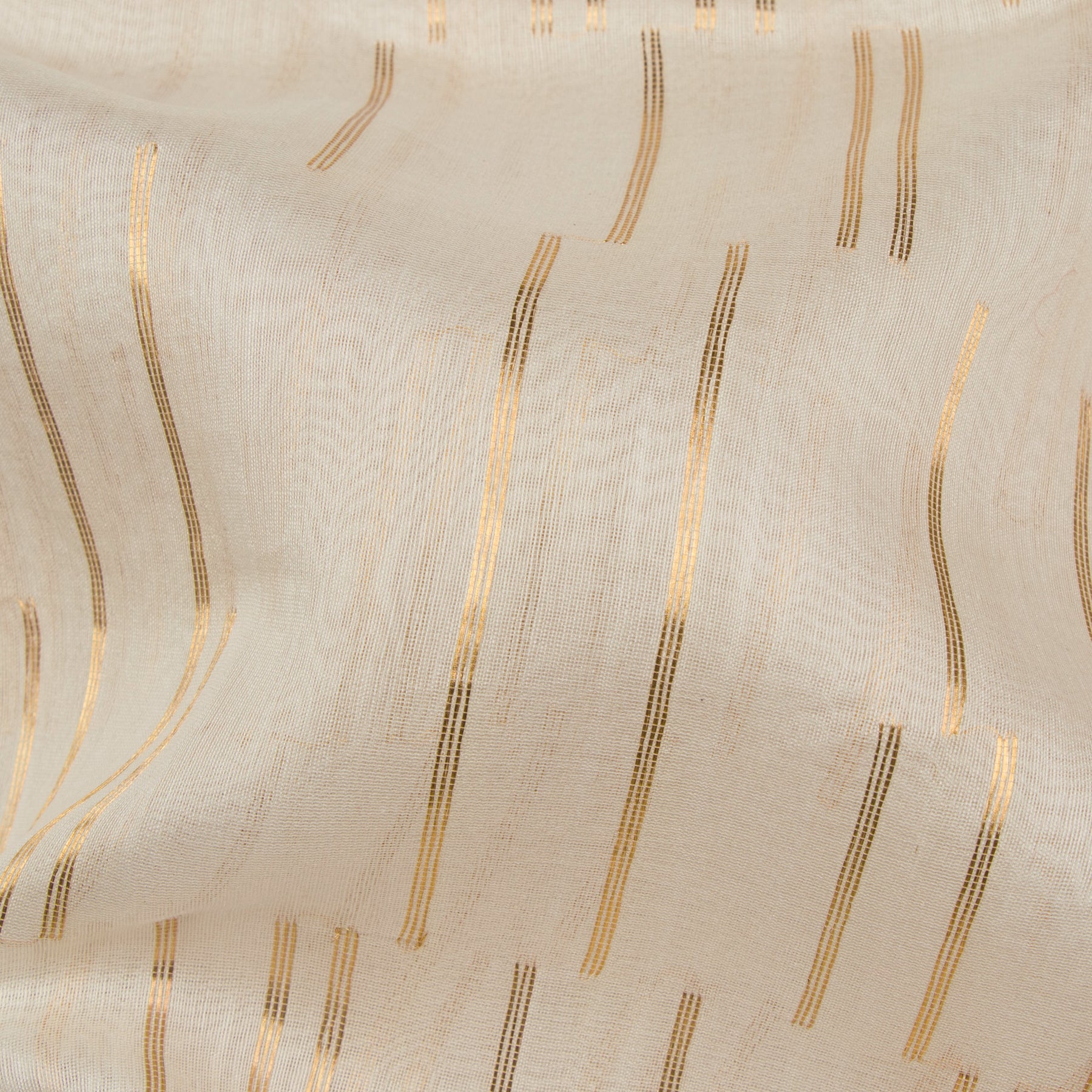 Pradeep Pillai Chanderi Silk/Cotton Sari 26-008-HS005-00165 - Fabric View