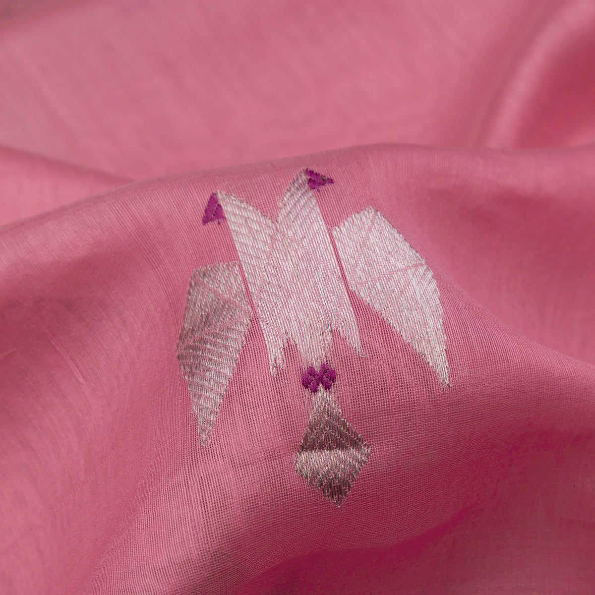 Pradeep Pillai Chanderi Silk/Cotton Sari 26-008-HS005-00170