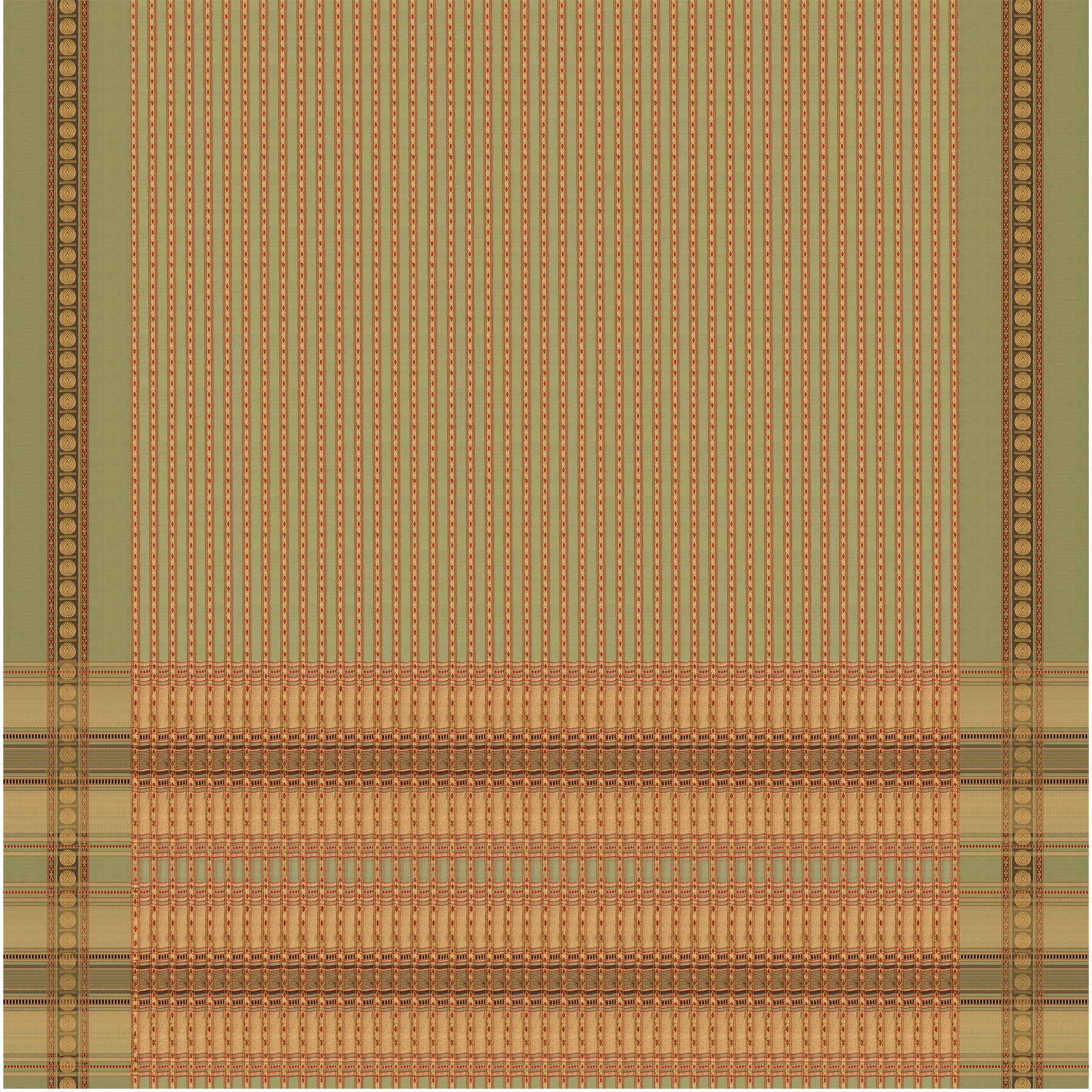 Pradeep Pillai Chanderi Silk/Cotton Sari 26-008-HS005-00234 - Full View