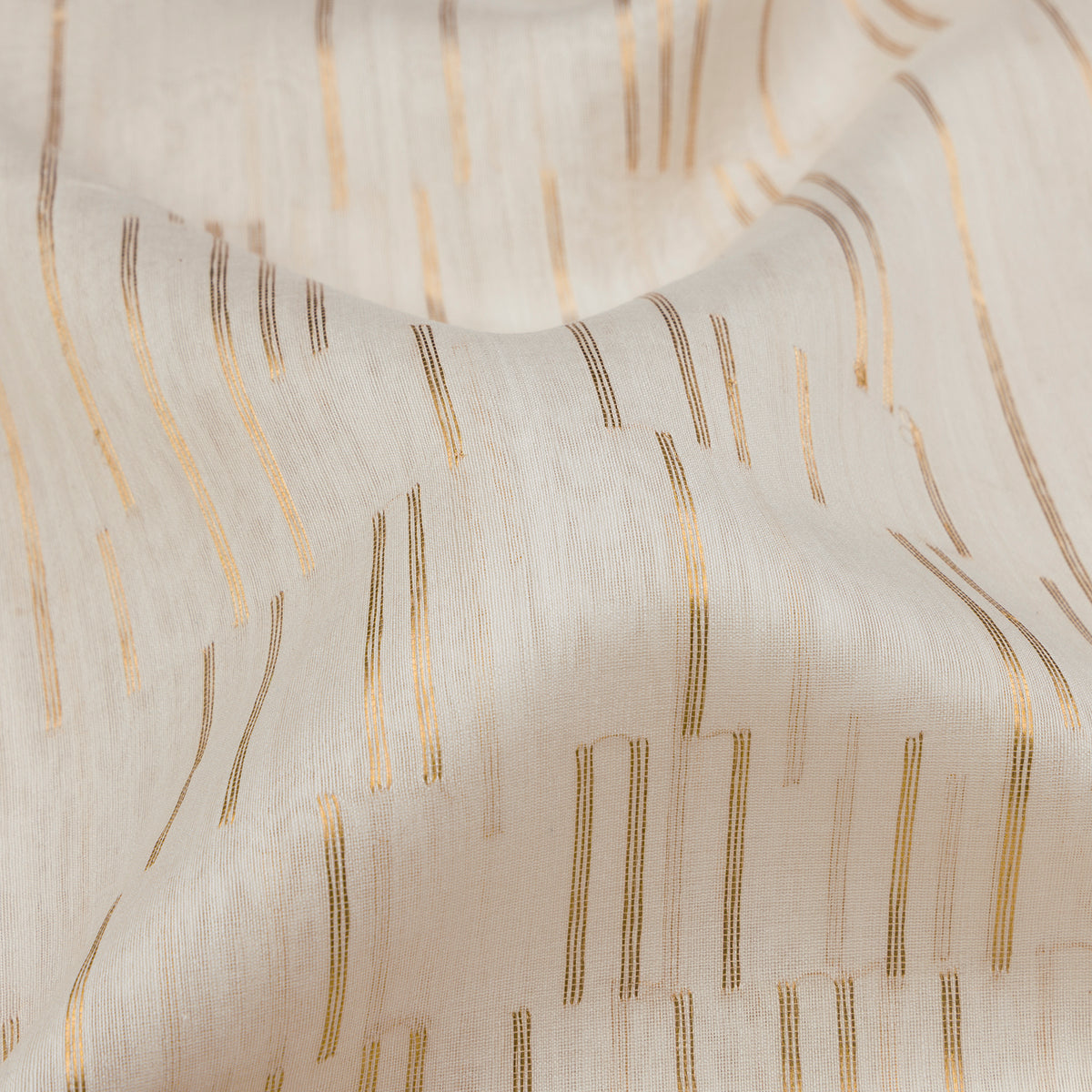 Pradeep Pillai Chanderi Silk/Cotton Sari 26-008-HS005-00289 - Fabric View