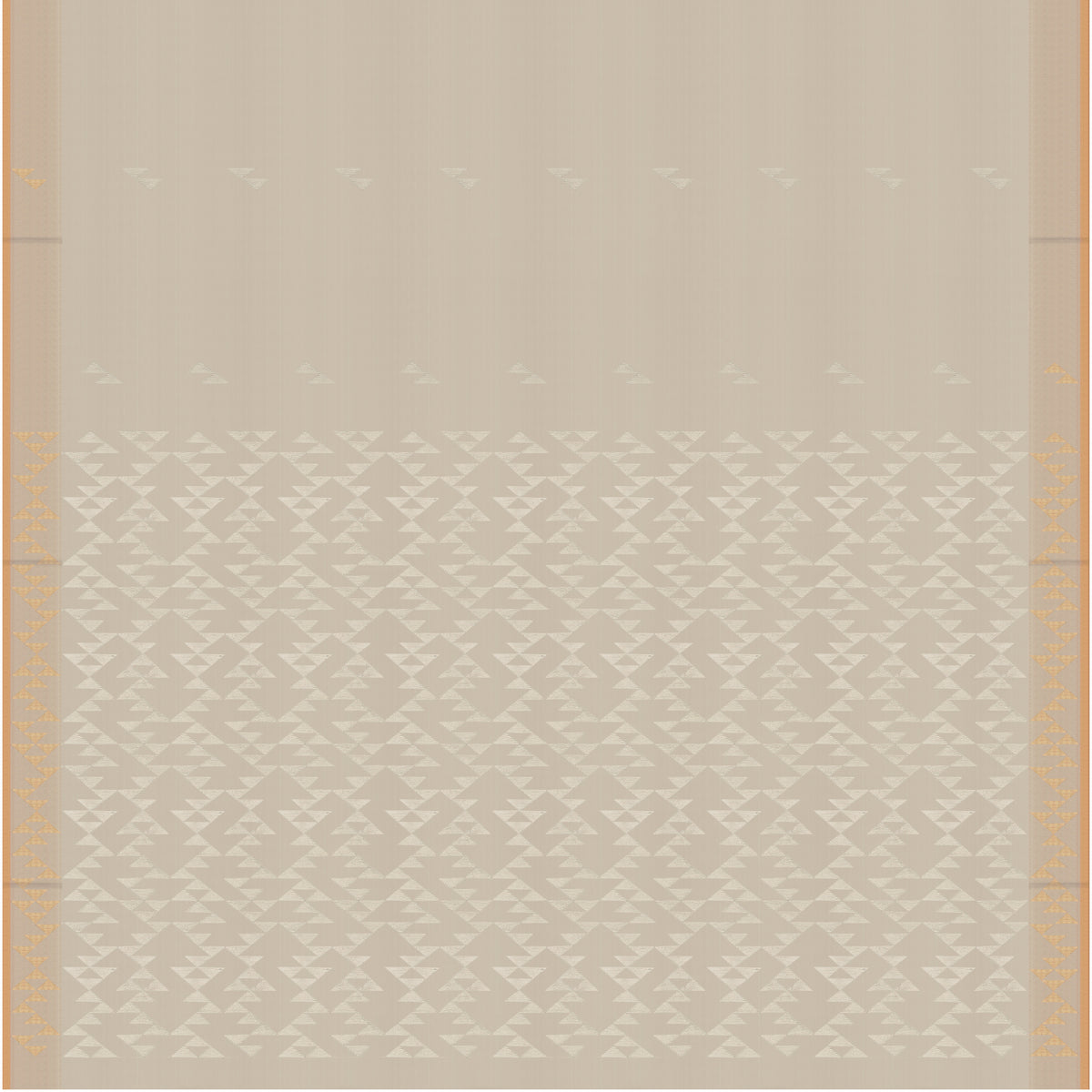 Pradeep Pillai Chanderi Silk/Cotton Sari 26-008-HS005-00293 - Full View