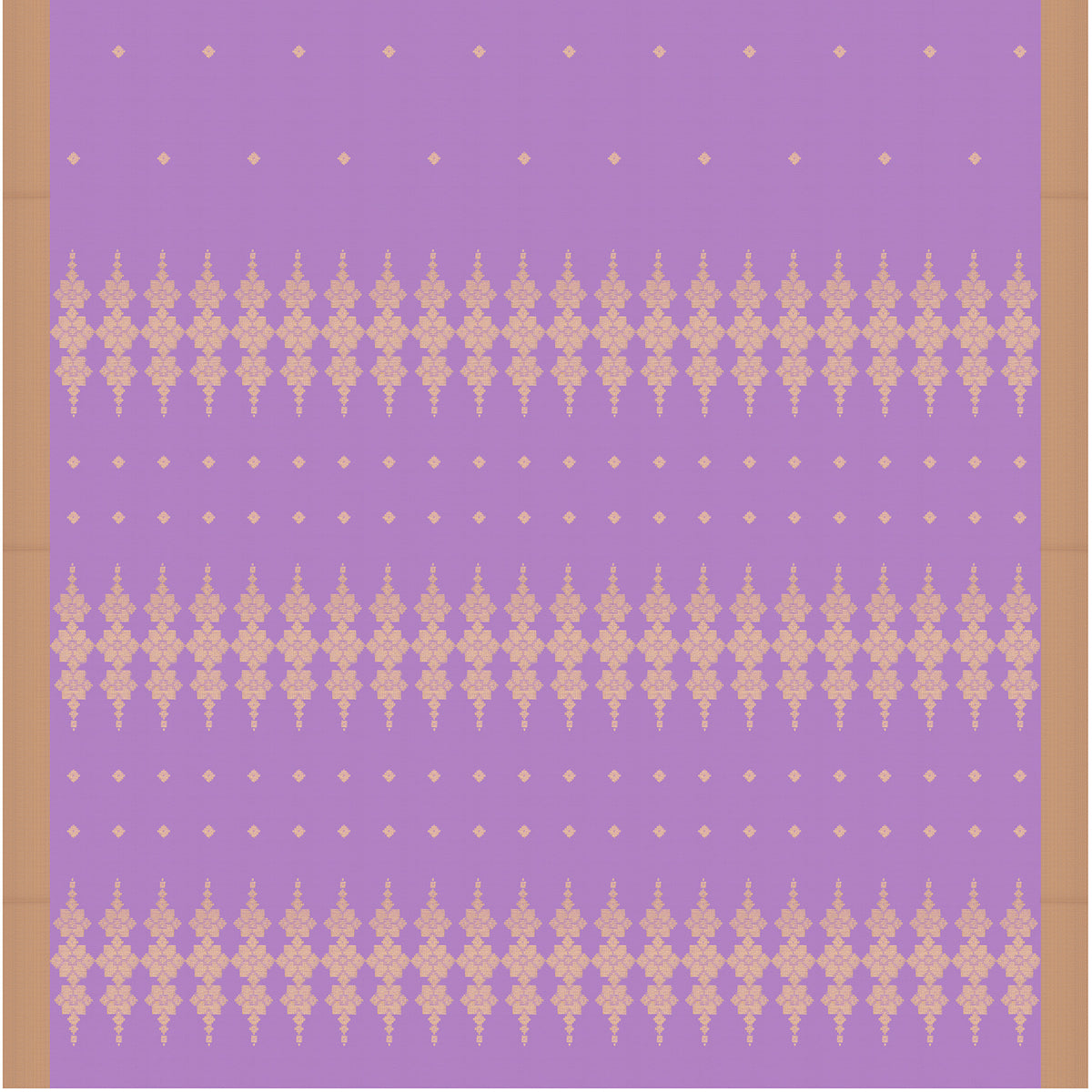 Pradeep Pillai Chanderi Silk/Cotton Sari 26-008-HS005-00304 - Full View