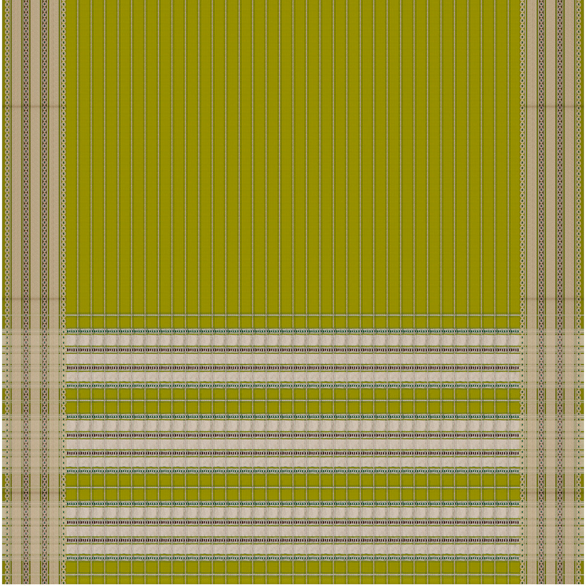 Pradeep Pillai Chanderi Silk/Cotton Sari 26-008-HS005-00314 - Full View