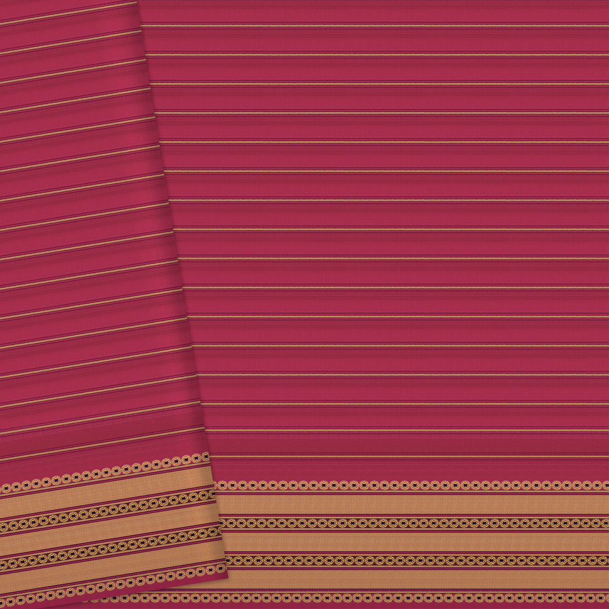 Pradeep Pillai Chanderi Silk/Cotton Sari 26-008-HS005-00318 - Blouse View