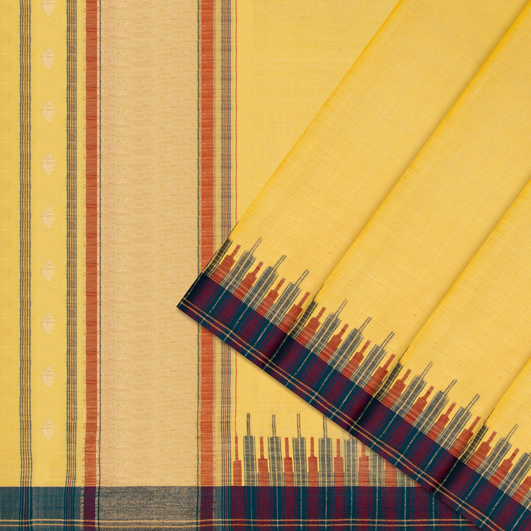 Taan Baan Cotton Sari 26-013-HS003-00012 - Cover View
