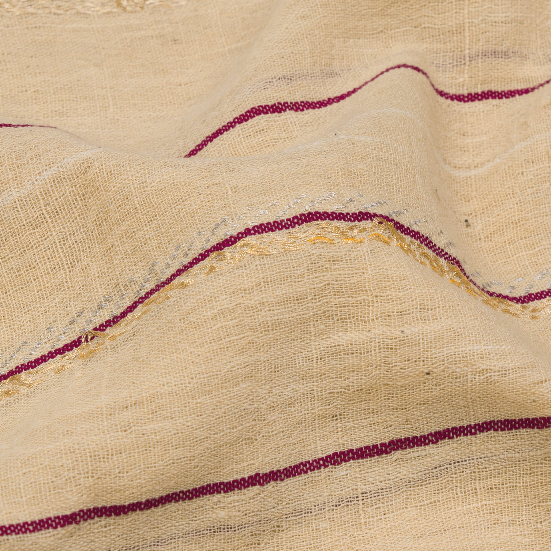 Taan Baan Cotton Sari 26-013-HS003-00018 - Fabric View