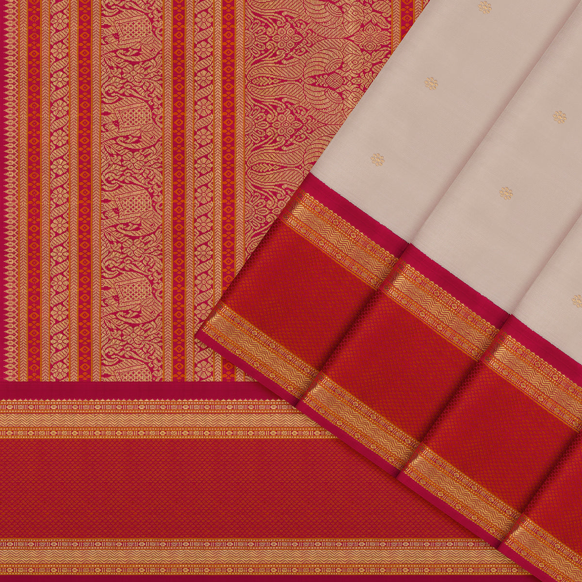 Kanakavalli Kanjivaram Silk Sari 26-040-HS001-00834 - Cover View