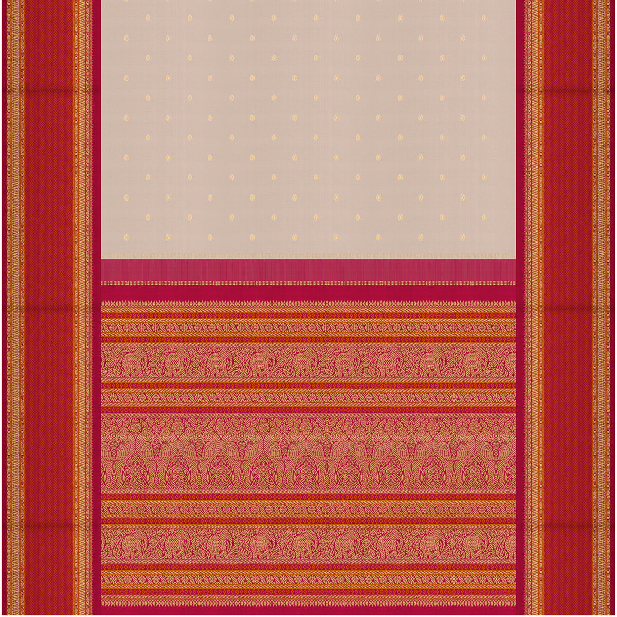 Kanakavalli Kanjivaram Silk Sari 26-040-HS001-00834 - Full View