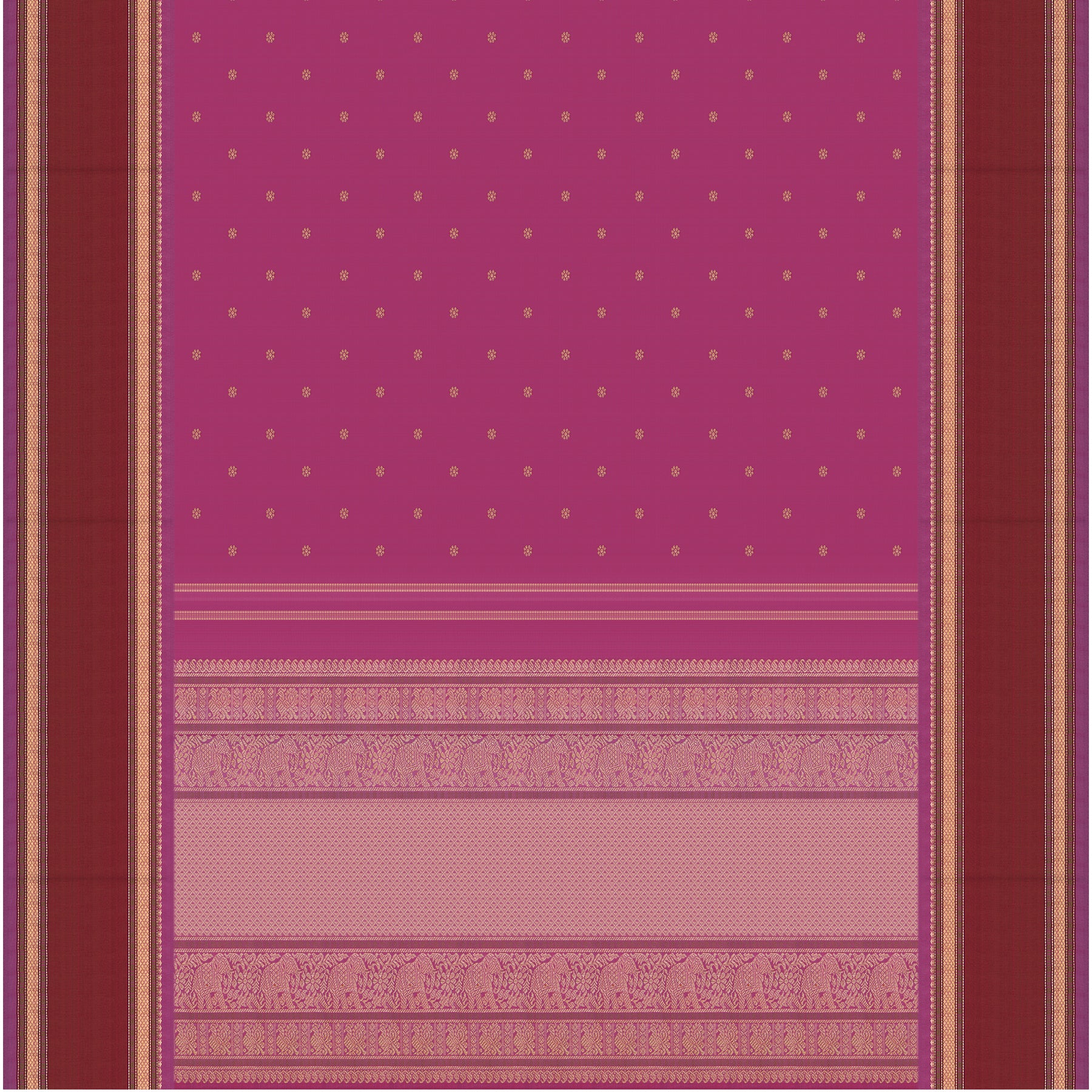 Kanakavalli Kanjivaram Silk Sari 26-040-HS001-00837 - Full View