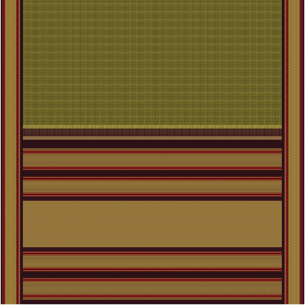 Kanakavalli Kanjivaram Silk Sari 26-040-HS001-00965 - Full View