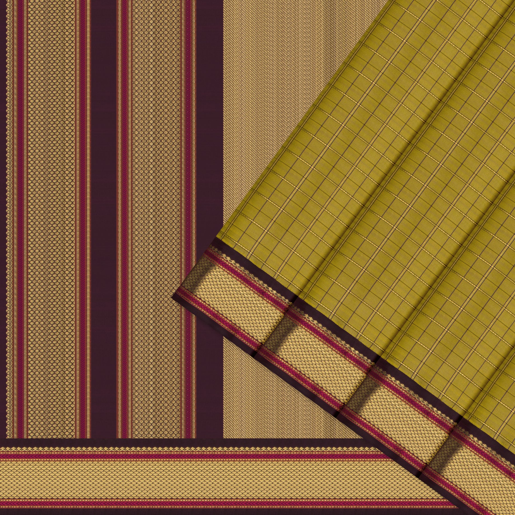 Kanakavalli Kanjivaram Silk Sari 26-040-HS001-00966 - Cover View