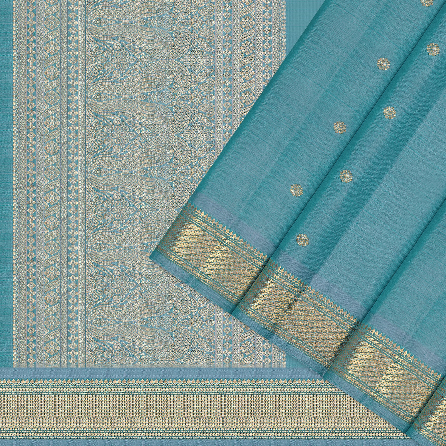 Kanakavalli Kanjivaram Silk Sari 26-040-HS001-01436 - Cover View