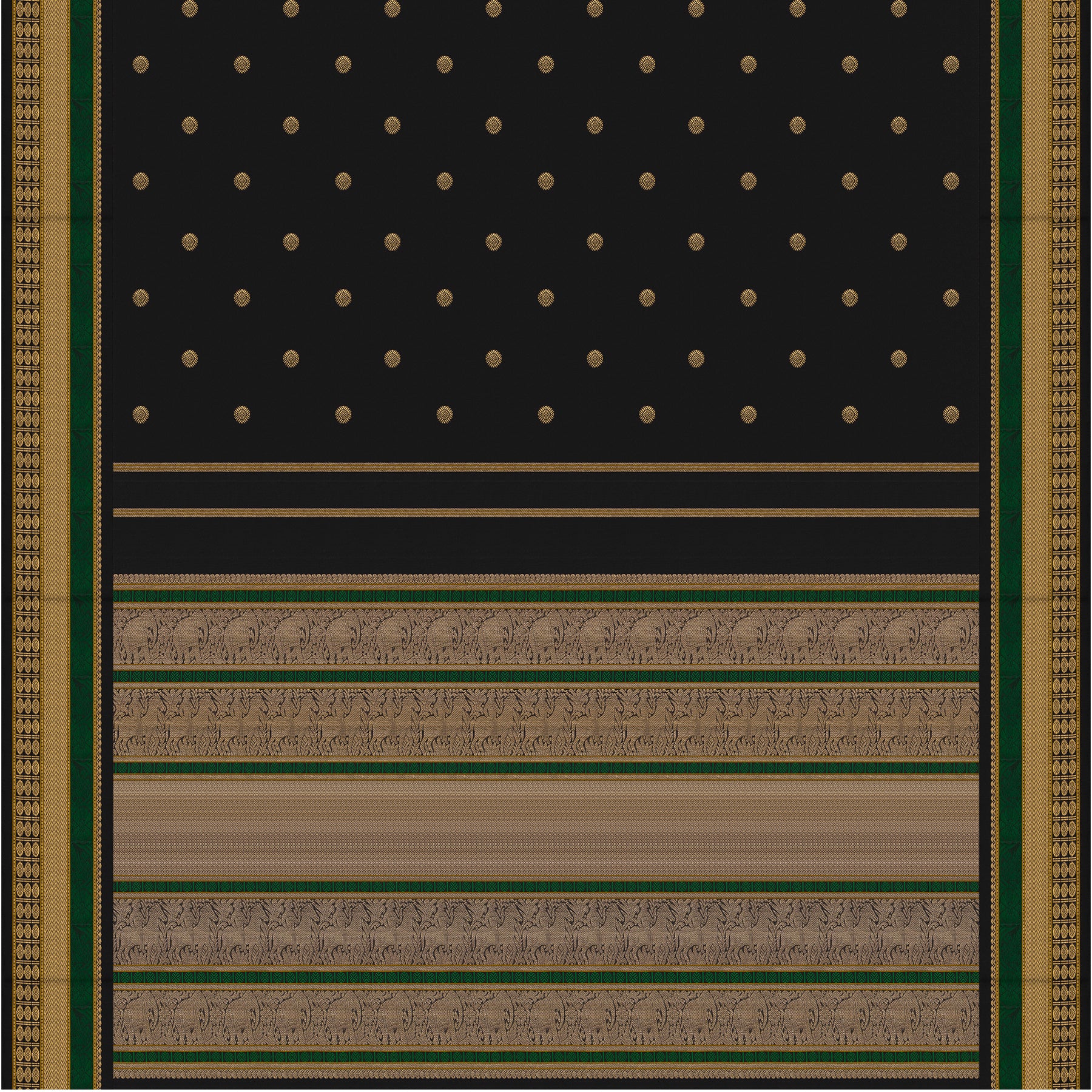 Kanakavalli Kanjivaram Silk Sari 26-040-HS001-01442 - Full View
