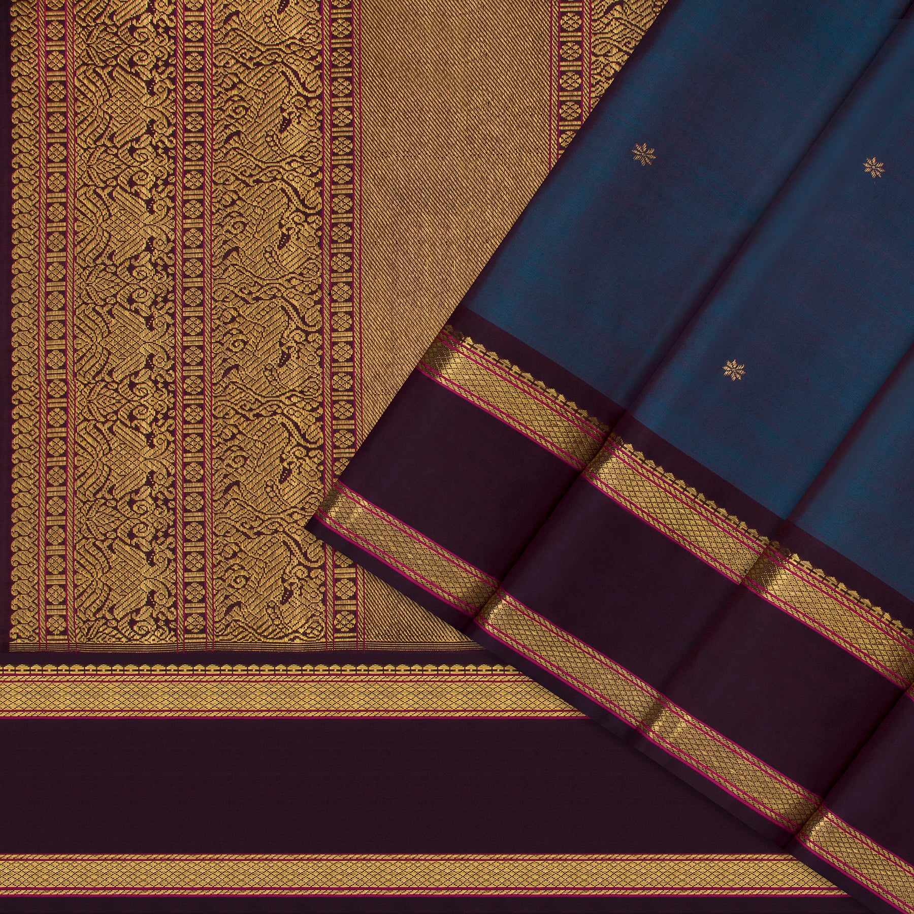 Kanakavalli Kanjivaram Silk Sari 26-040-HS001-01455 - Cover View
