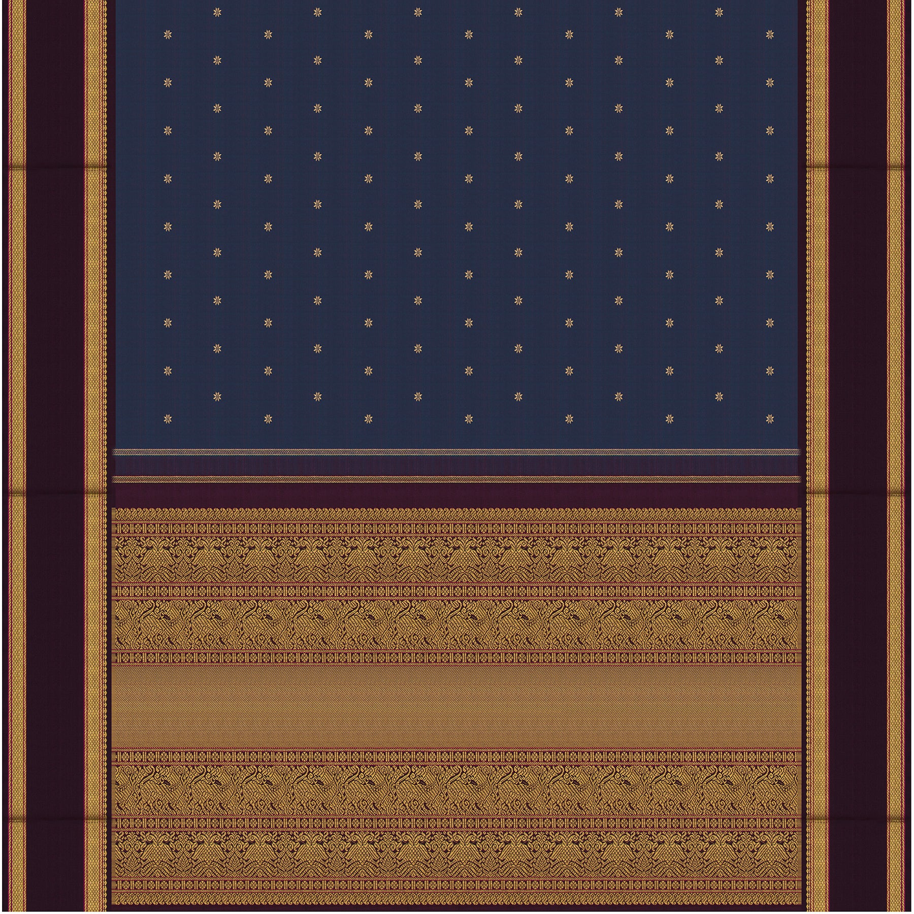 Kanakavalli Kanjivaram Silk Sari 26-040-HS001-01455 - Full View