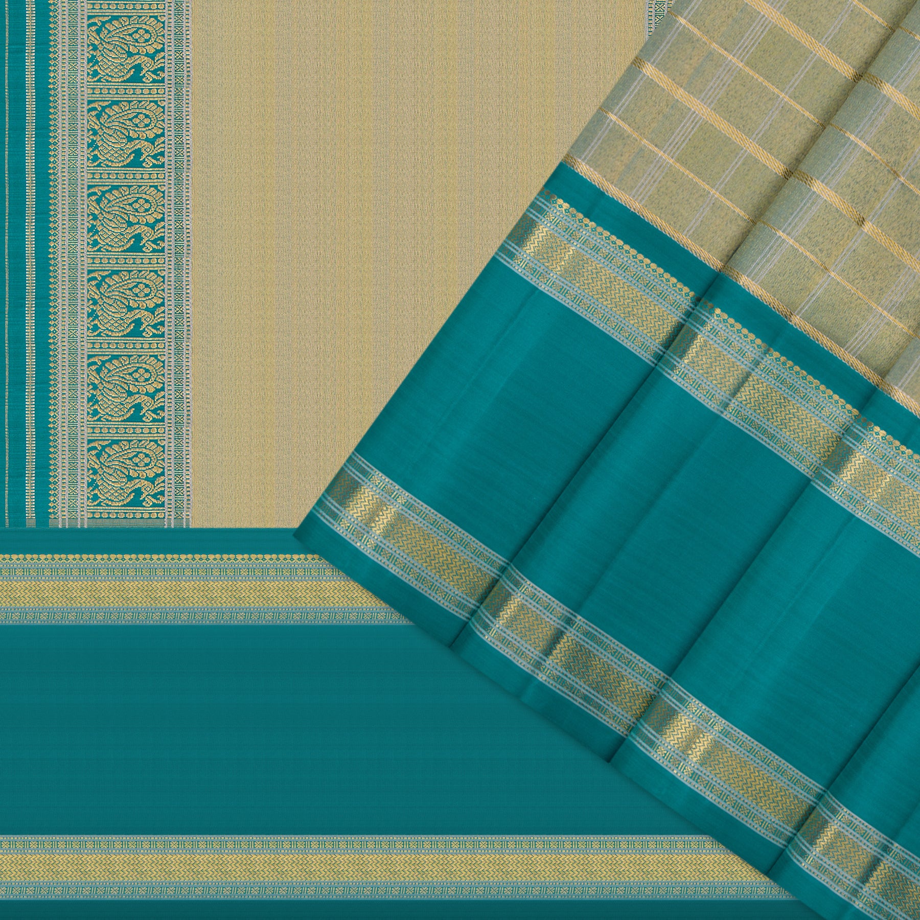 Kanakavalli Kanjivaram Silk Sari 26-040-HS001-01459 - Cover View