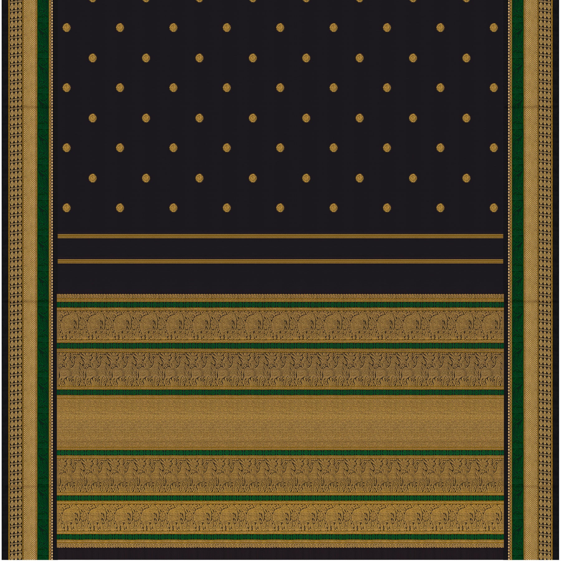 Kanakavalli Kanjivaram Silk Sari 26-040-HS001-01831 - Full View