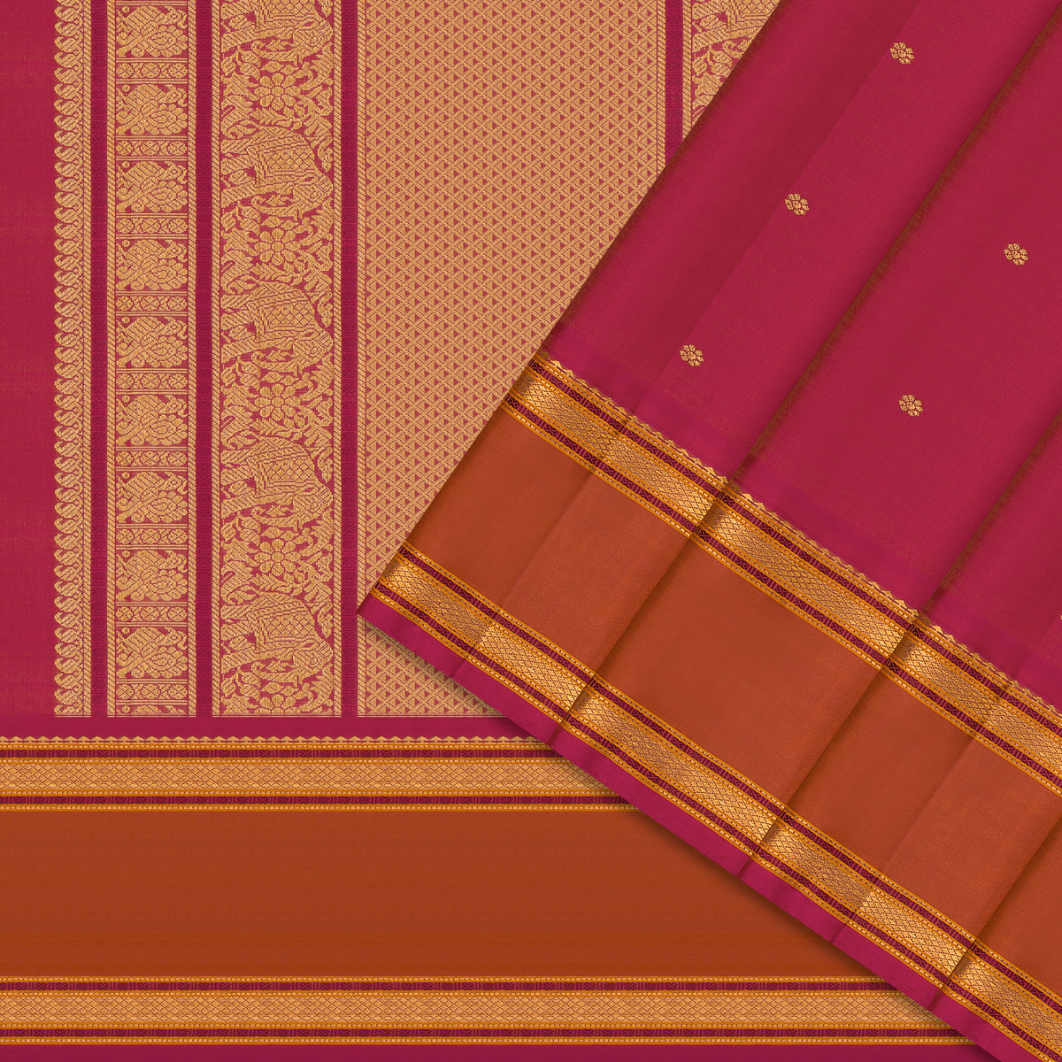 Kanakavalli Kanjivaram Silk Sari 26-040-HS001-01841 - Cover View