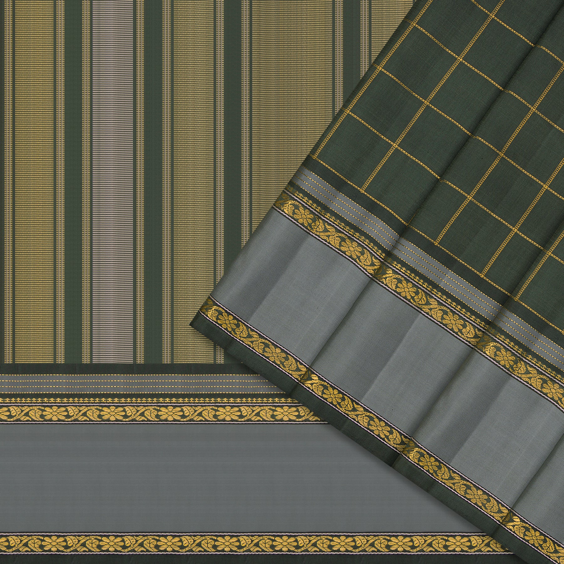 Kanakavalli Kanjivaram Silk Sari 26-040-HS001-01842 - Cover View