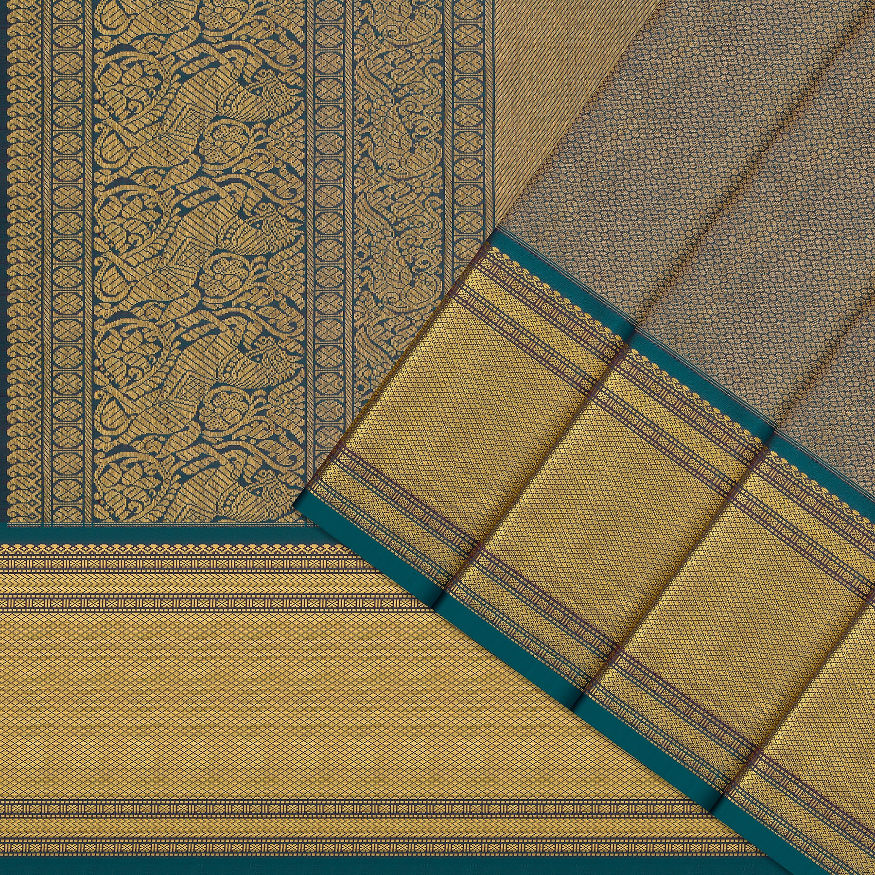 Kanakavalli Kanjivaram Silk Sari 26-040-HS001-01847 - Cover View